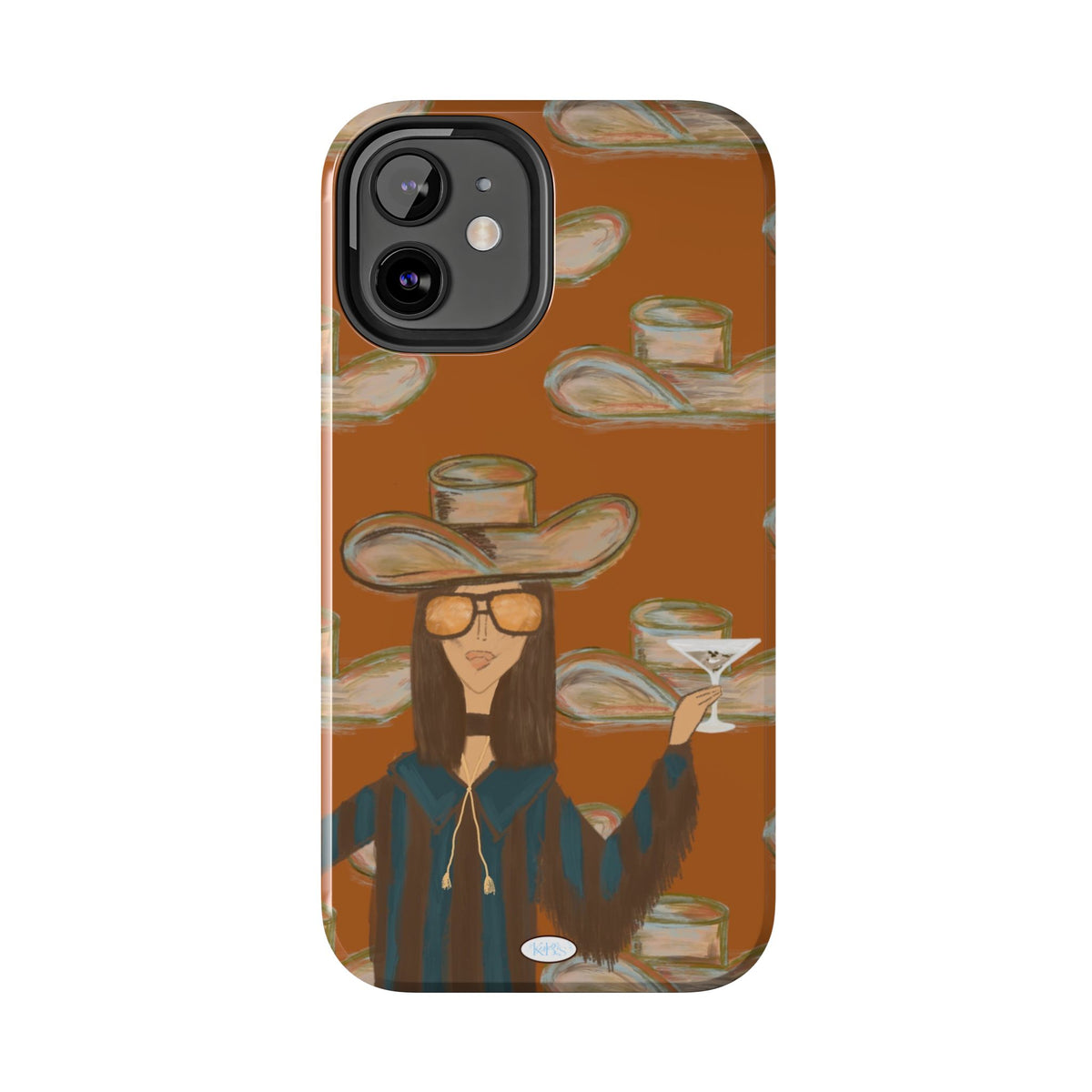 Cocktail Cowgirl Tough Case for iPhone