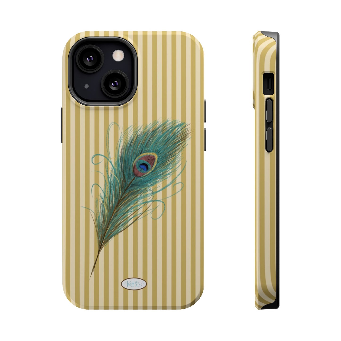 Peacock Feather Mag Safe Case