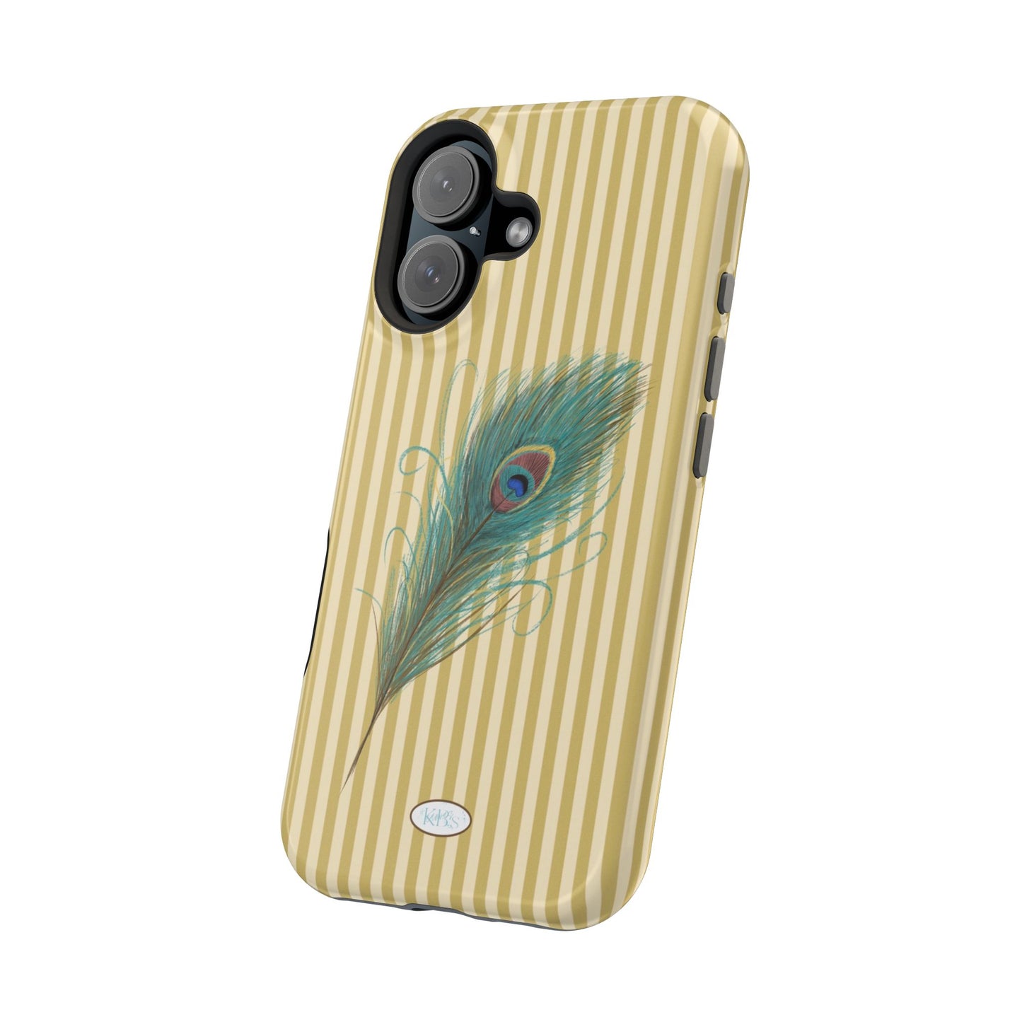 Peacock Feather Mag Safe Case