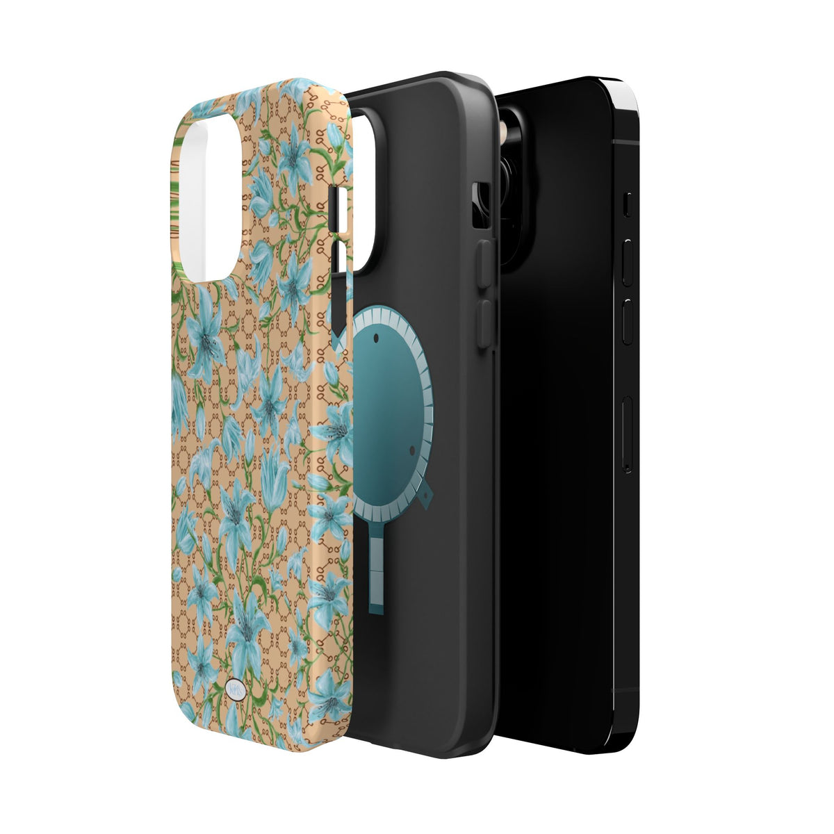 Horsebit Fleur Mag Safe Case for iPhone