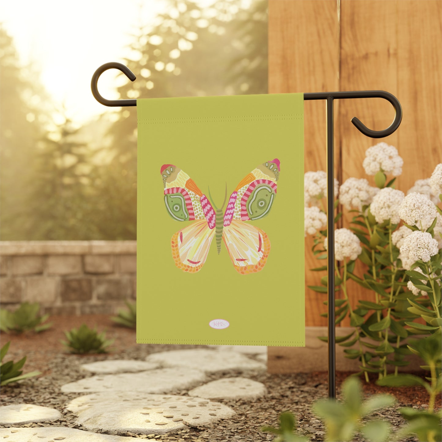 Flutter Garden Flag - Green