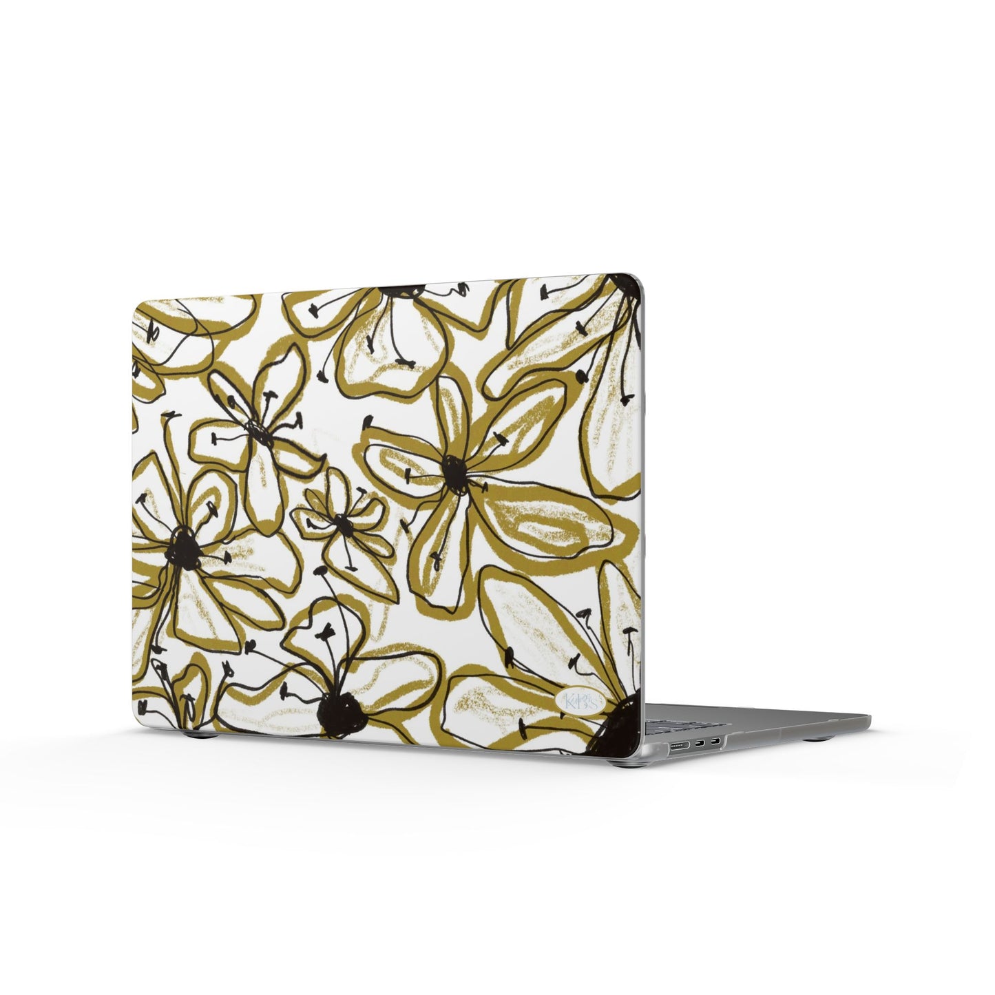 Floral Sketch MacBook Case