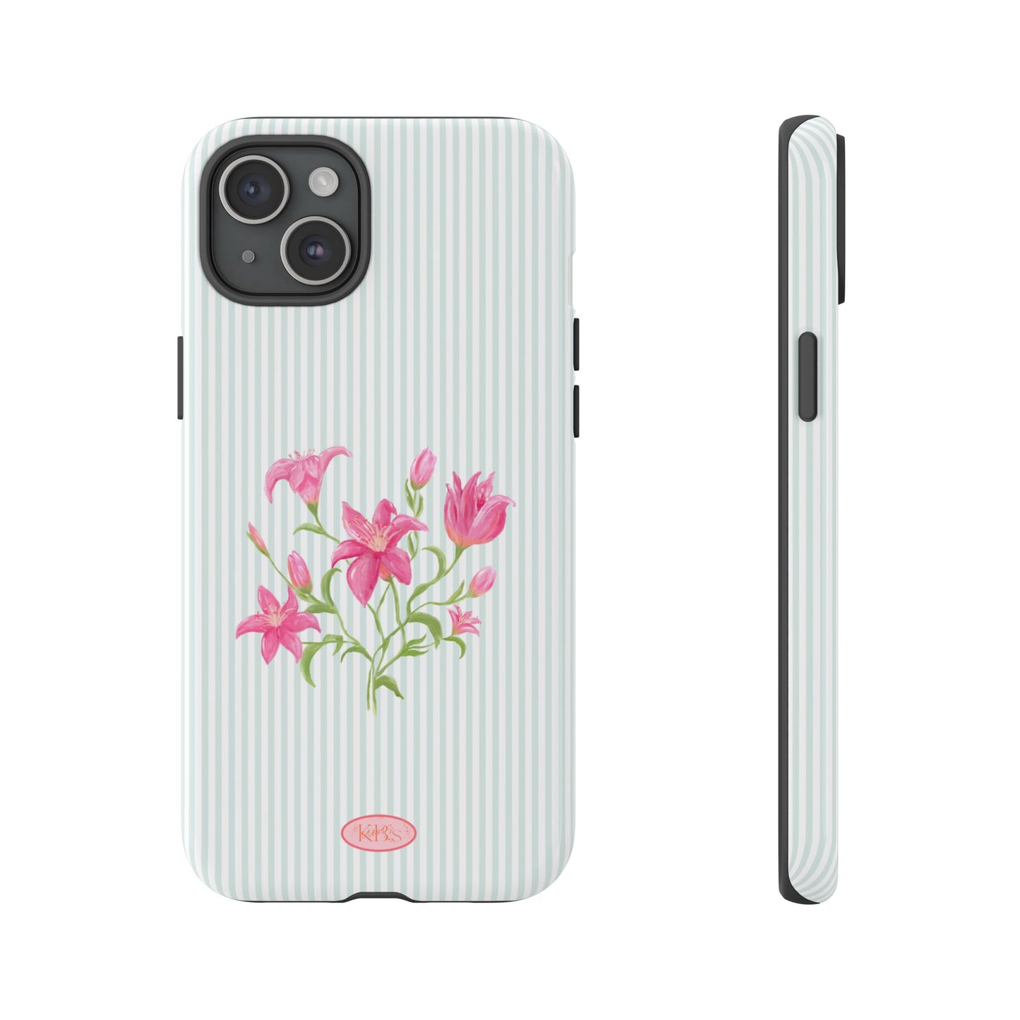 Lily Bloom Tough Case for iPhone - Blue