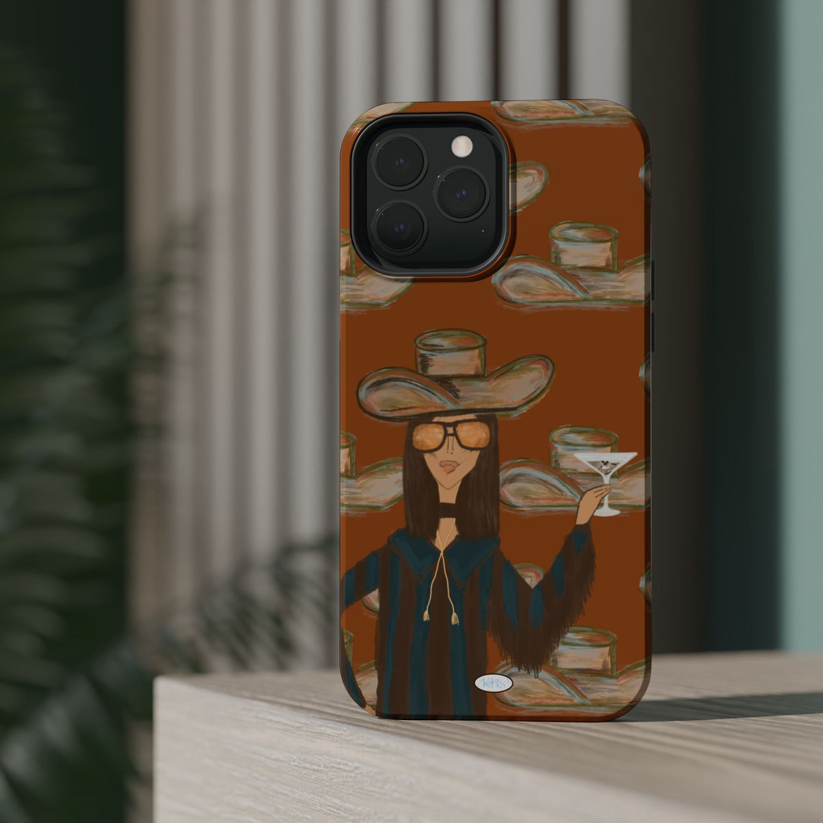 Cocktail Cowgirl Mag Safe Case for iPhone