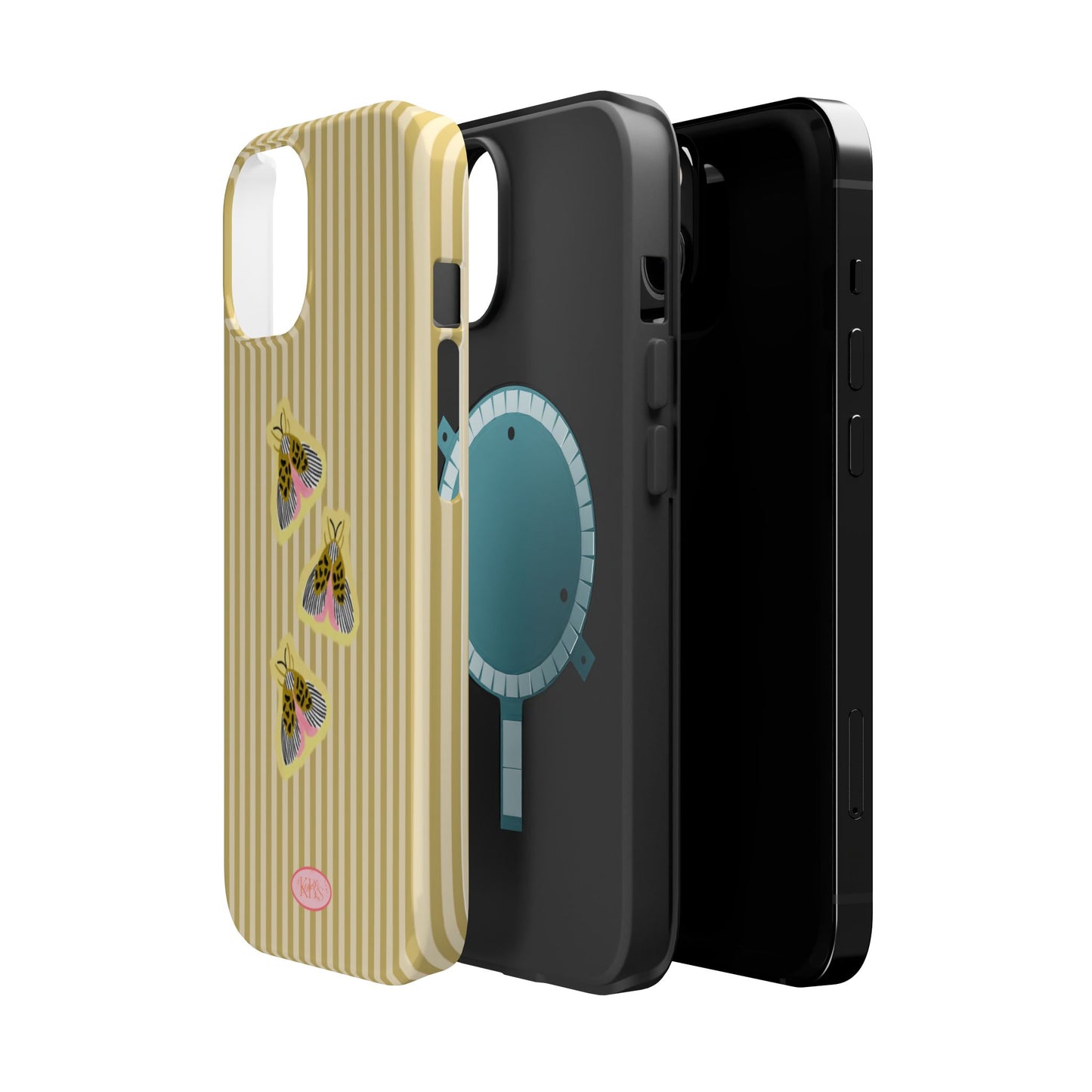 Velour Moth Mag Safe Case for iPhone