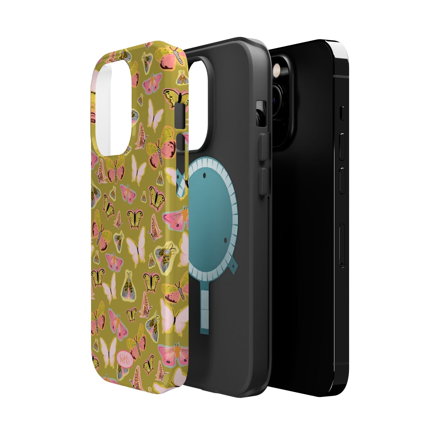 Butterfly Muse Mag Safe Case for iPhone - Green