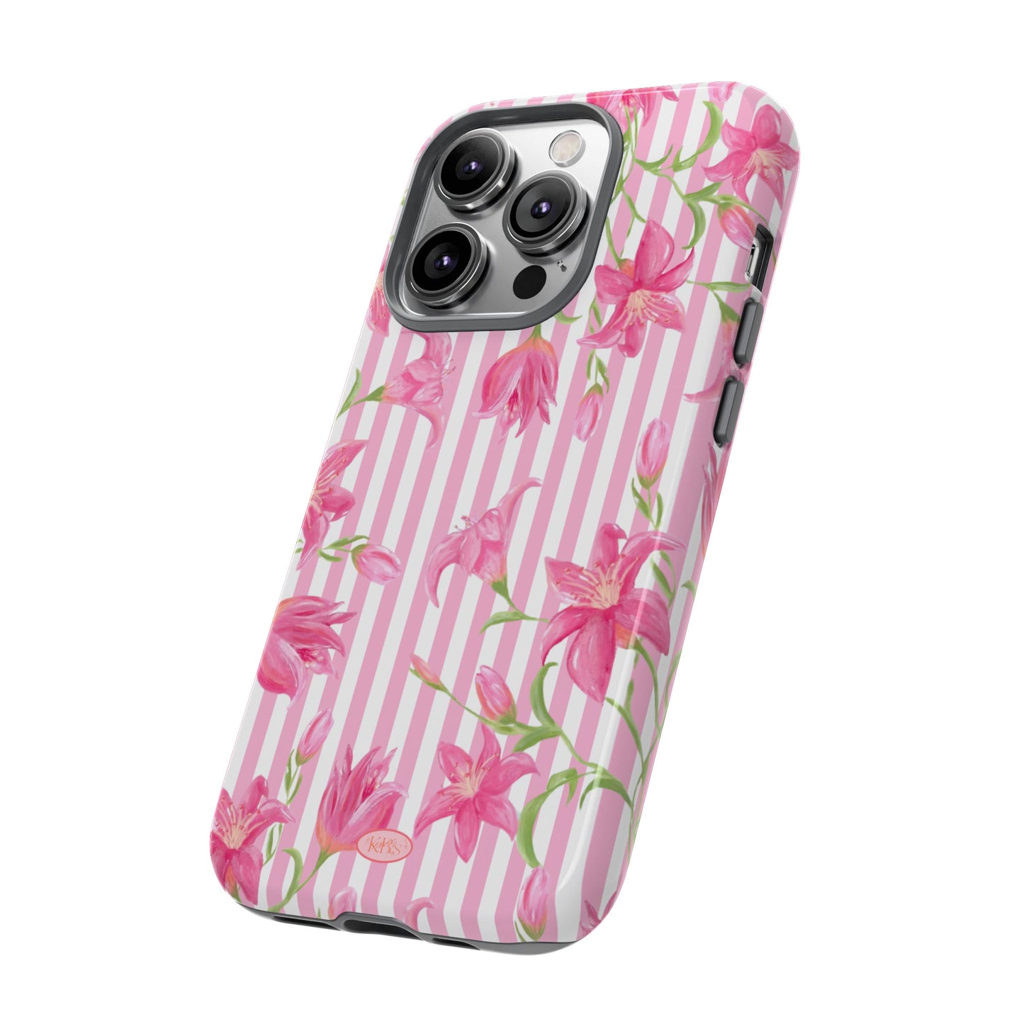 Azalea Stripe Tough Case for iPhone - Pink