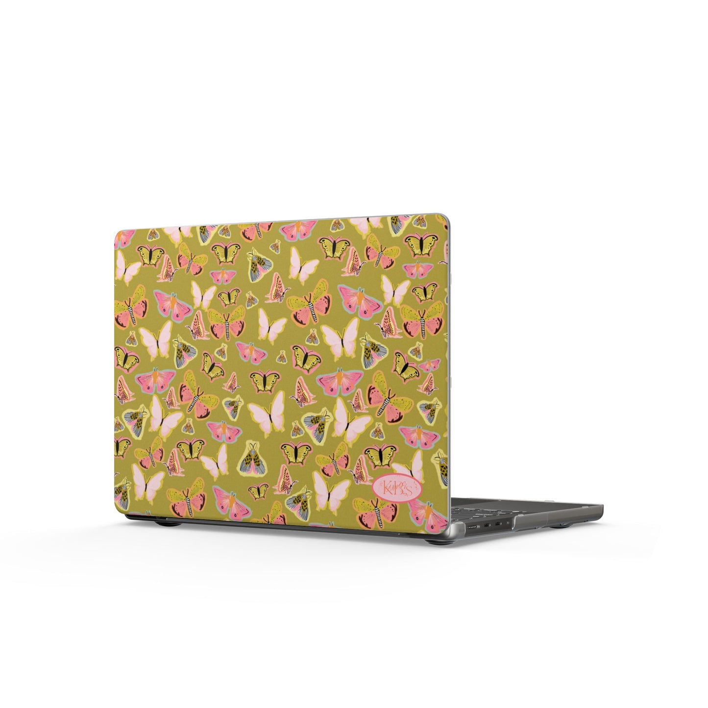 Butterfly Muse MacBook Case - Green