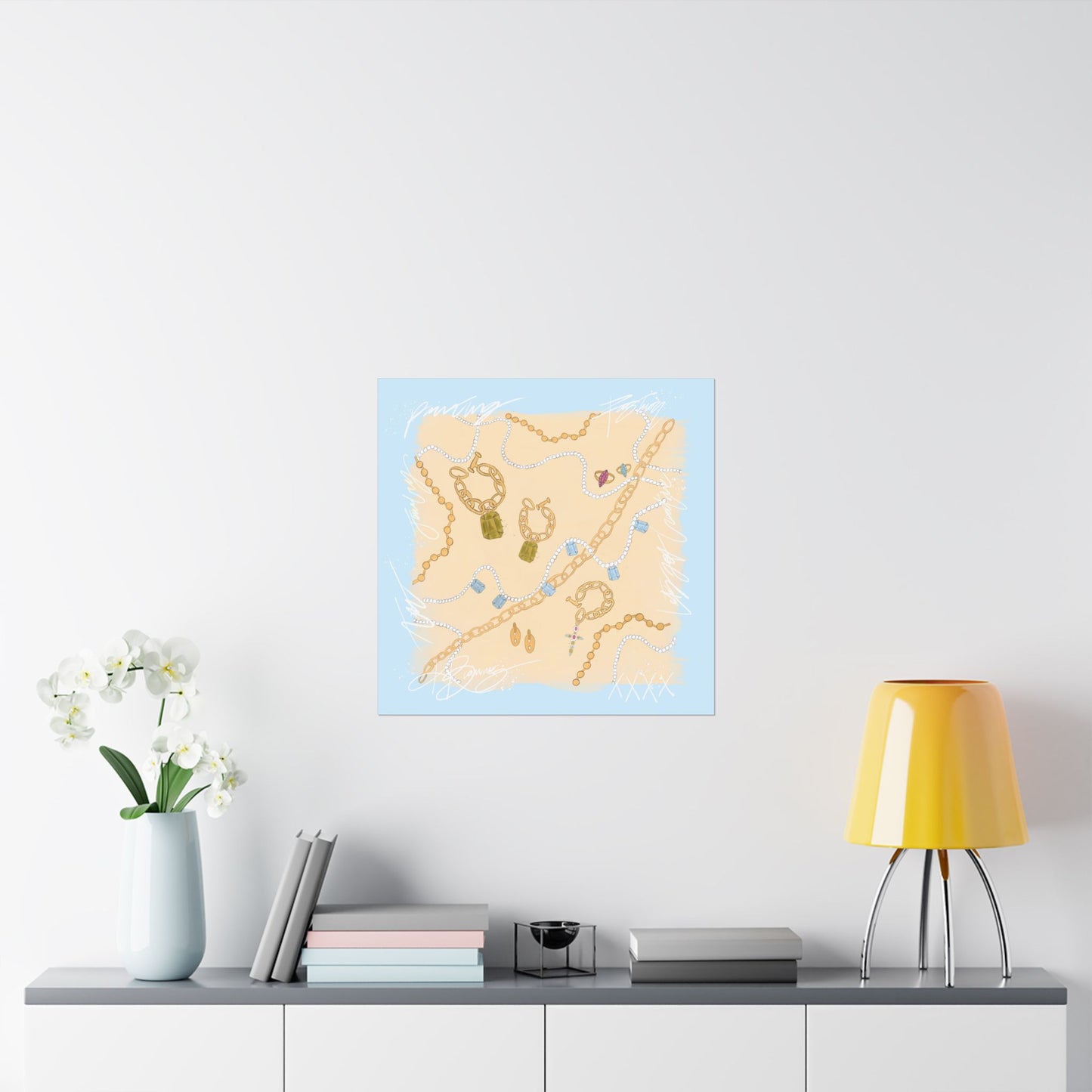 Le Jewel Scarf Photo Print