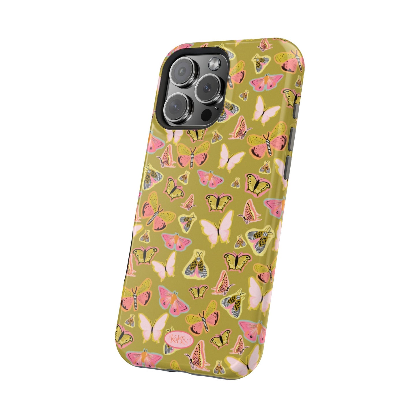 Butterfly Muse Mag Safe Case for iPhone - Green
