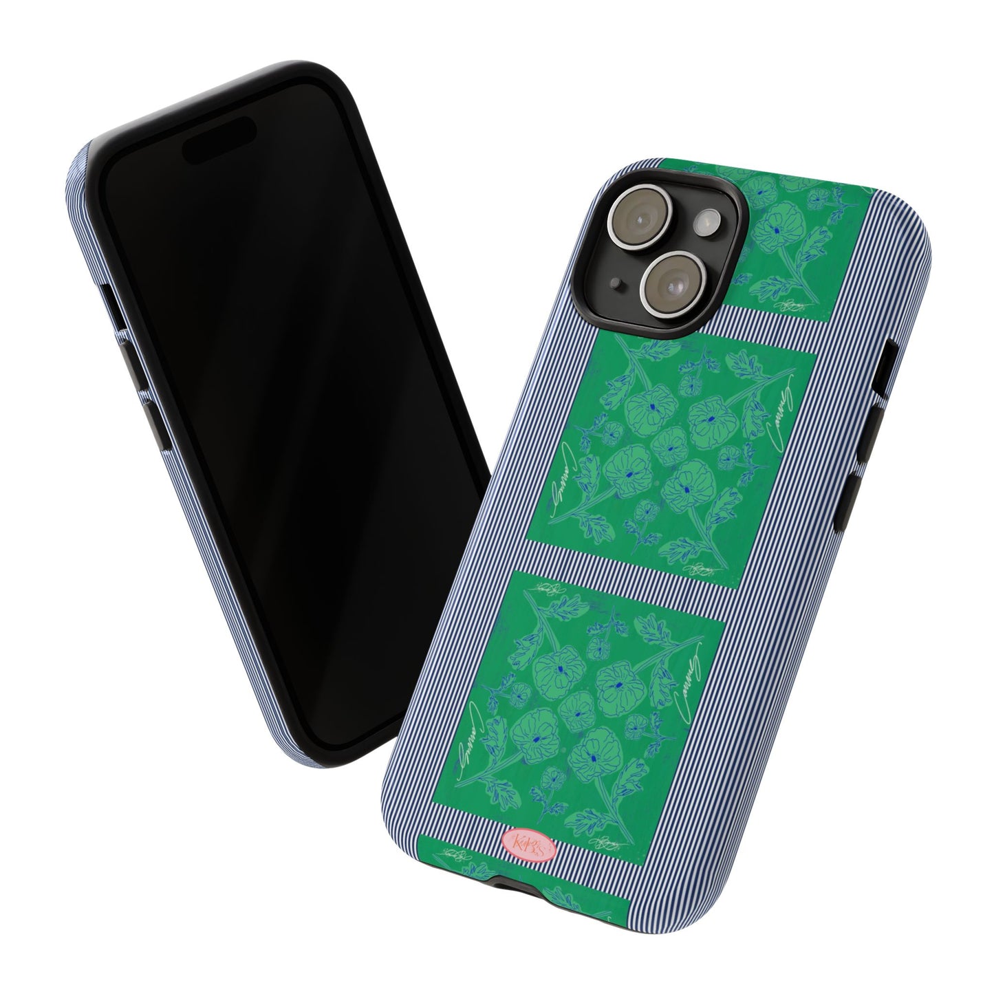 Flora Bloom Scarf Tough Case for iPhone