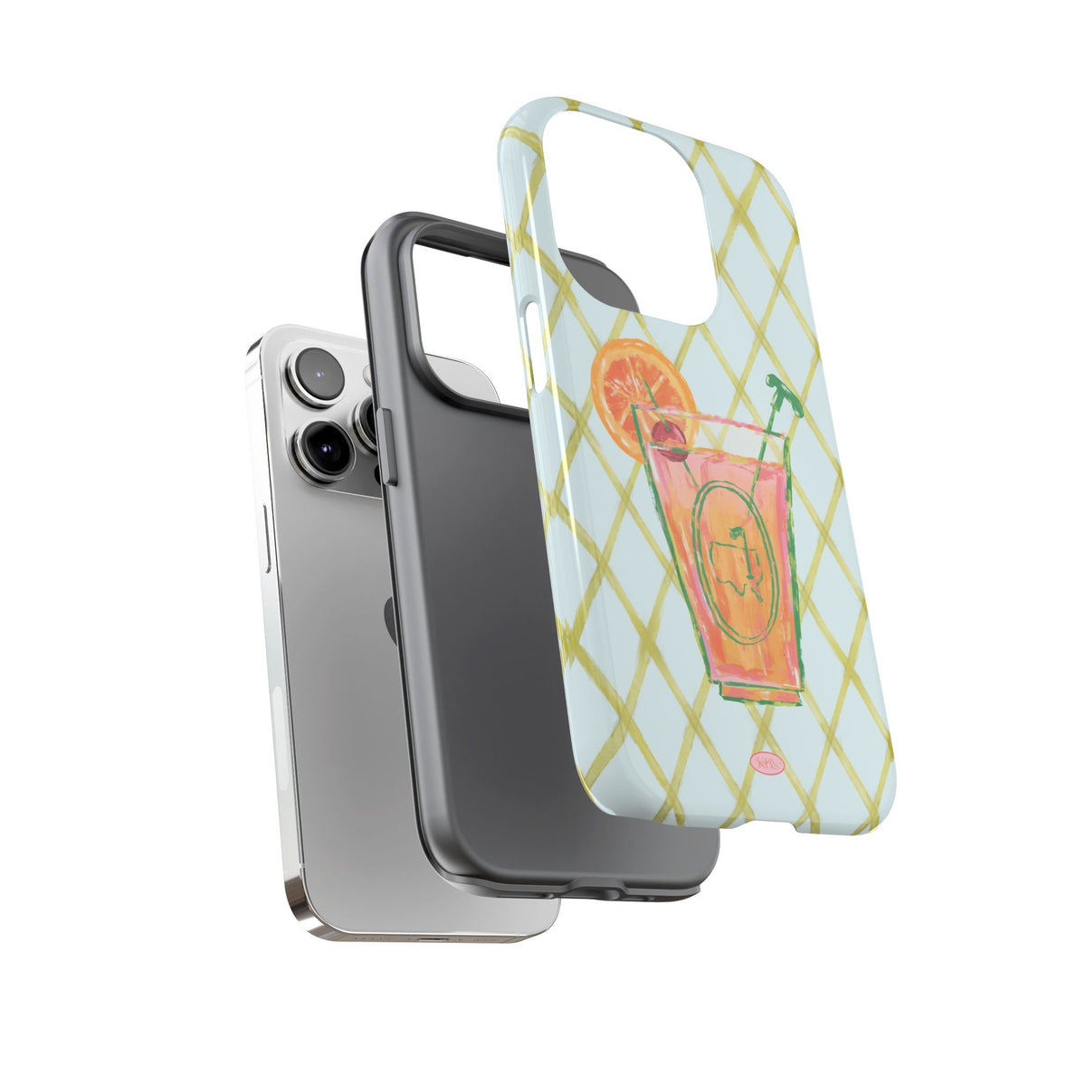 Azalea Cocktail Tough Case for iPhone