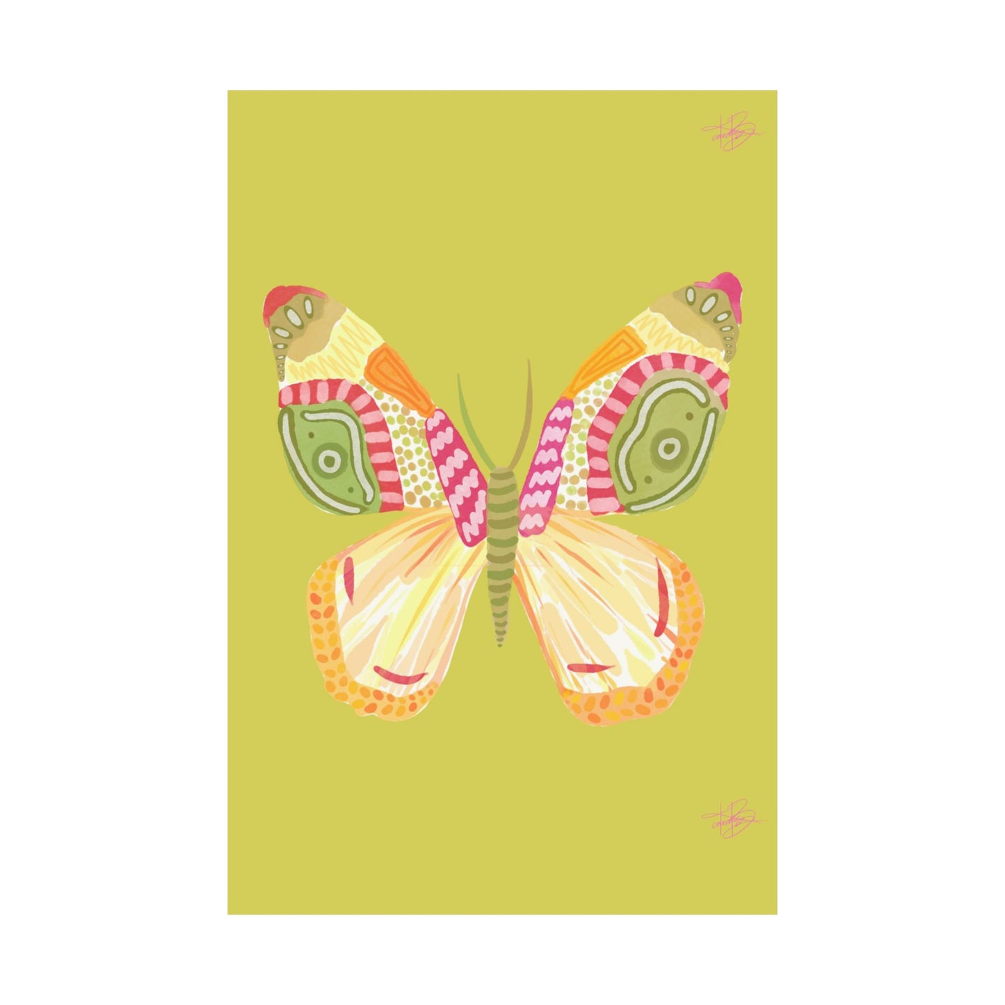 Flutter Print - Green