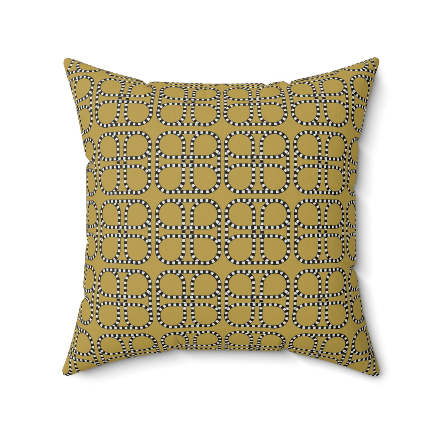 Looped Link Throw Pillow