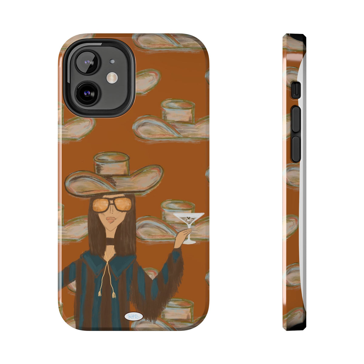 Cocktail Cowgirl Tough Case for iPhone