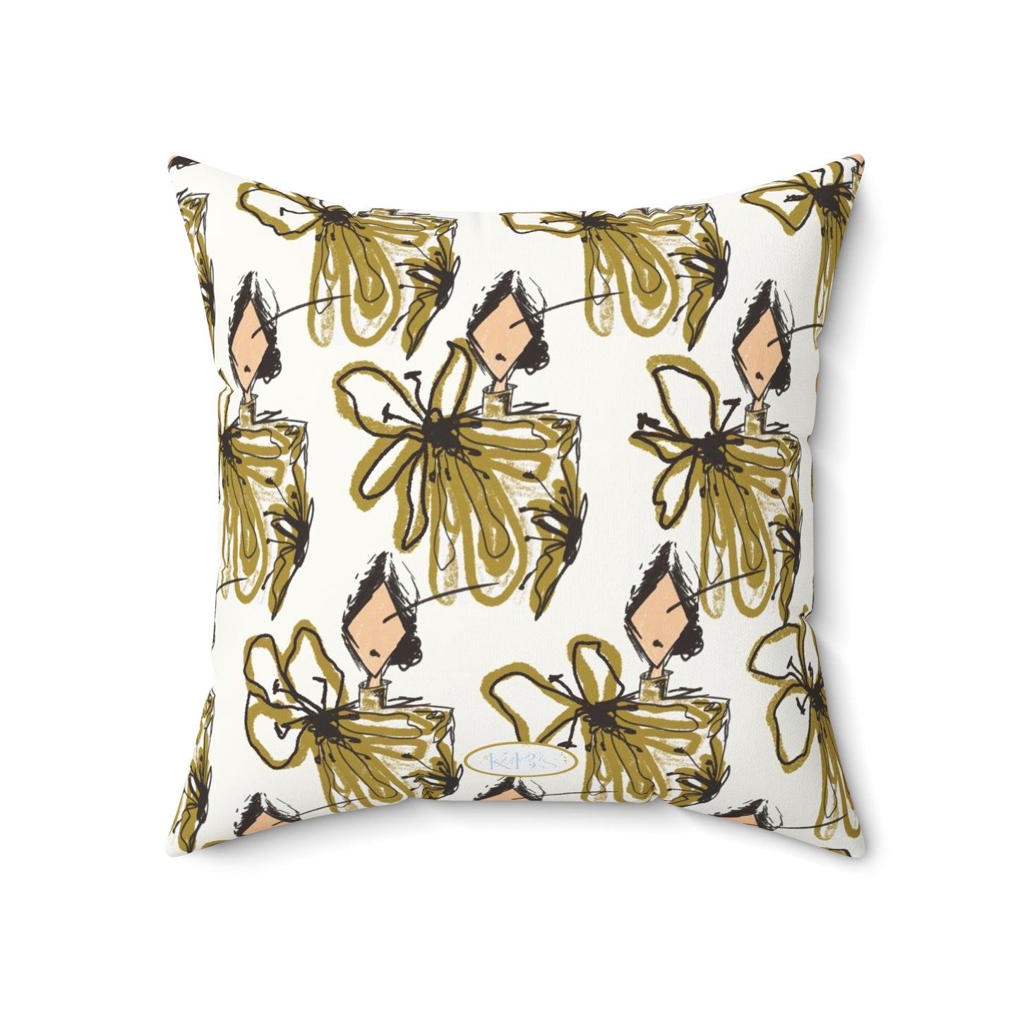 Fleur Runway Throw Pillow