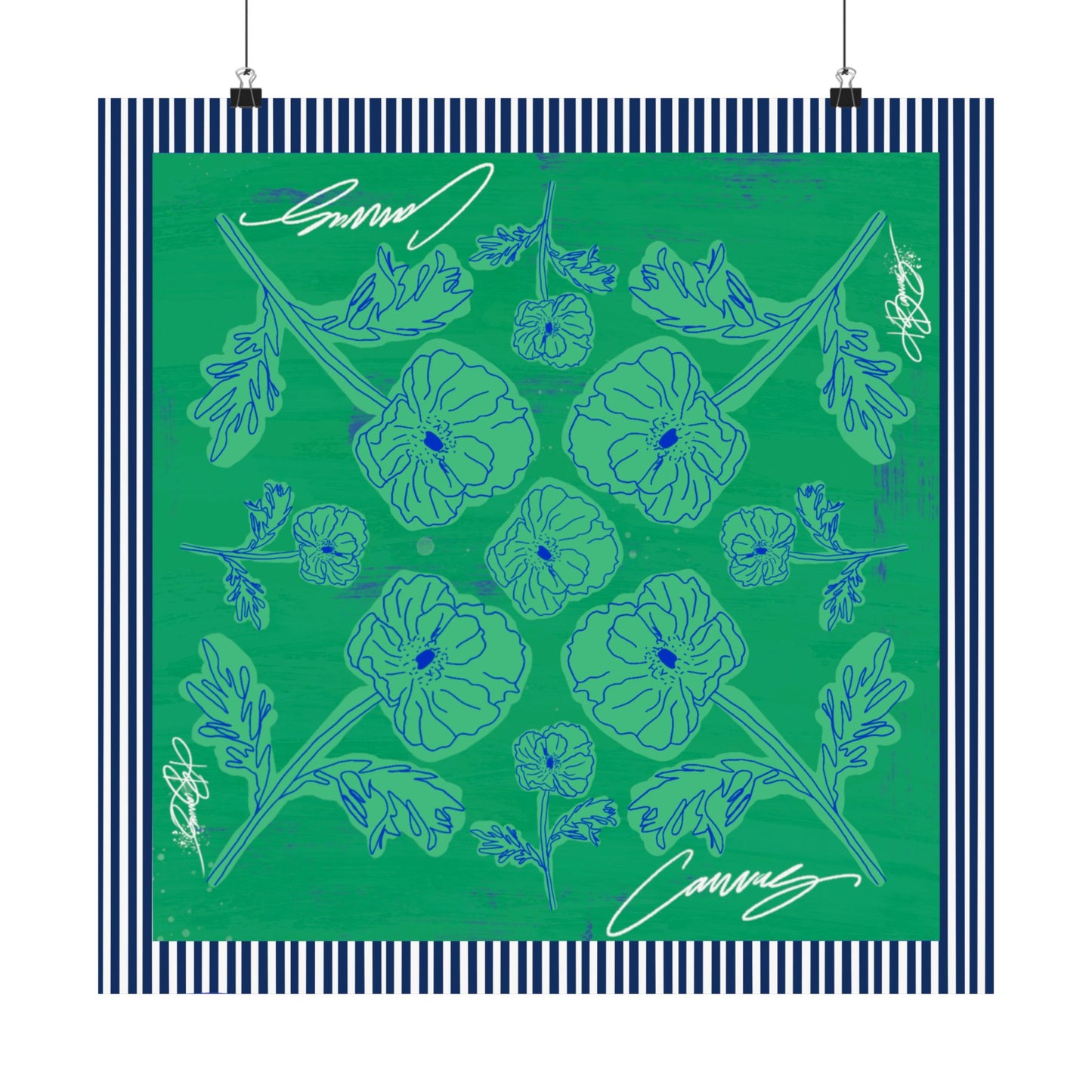 Flora Bloom Scarf Photo Print