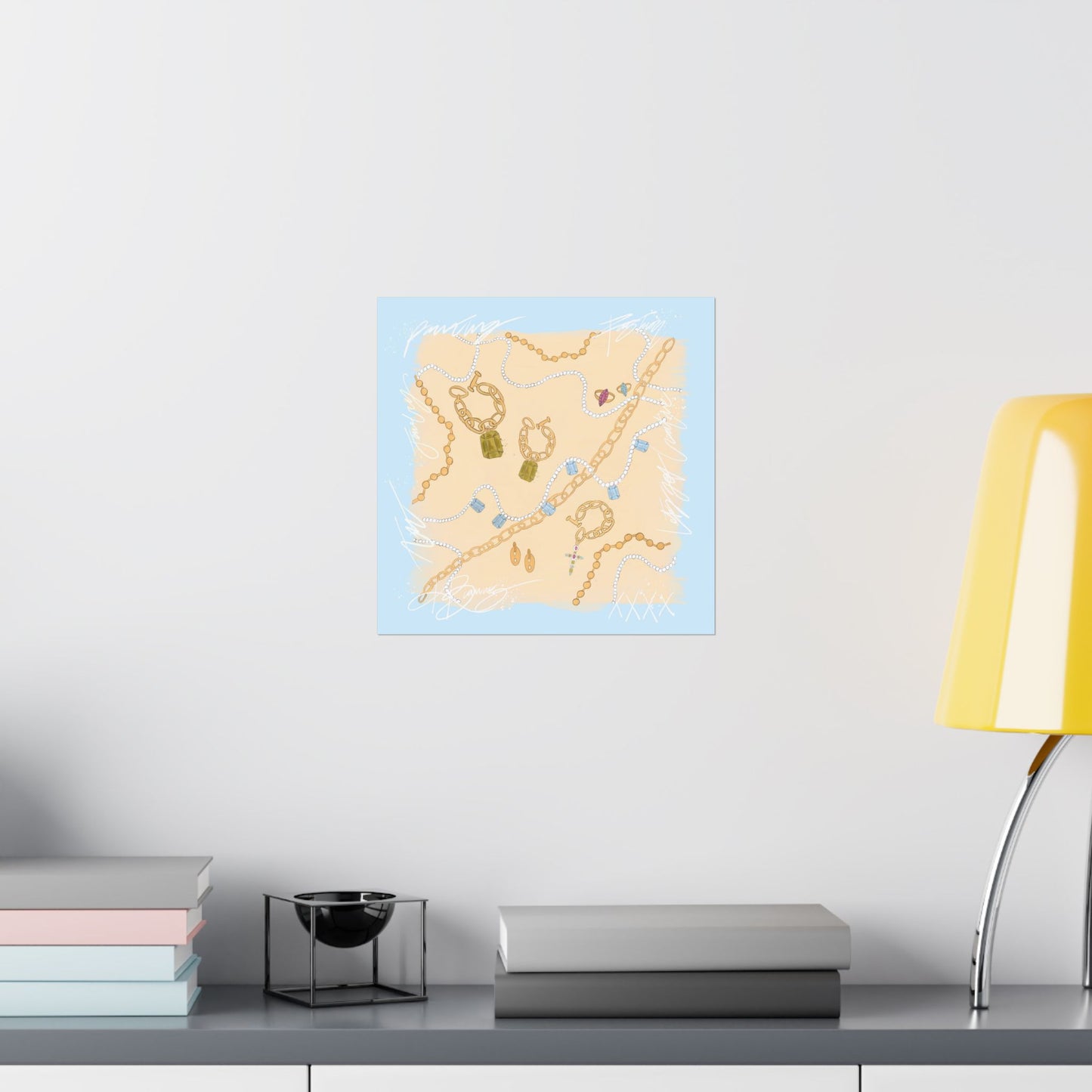 Le Jewel Scarf Photo Print