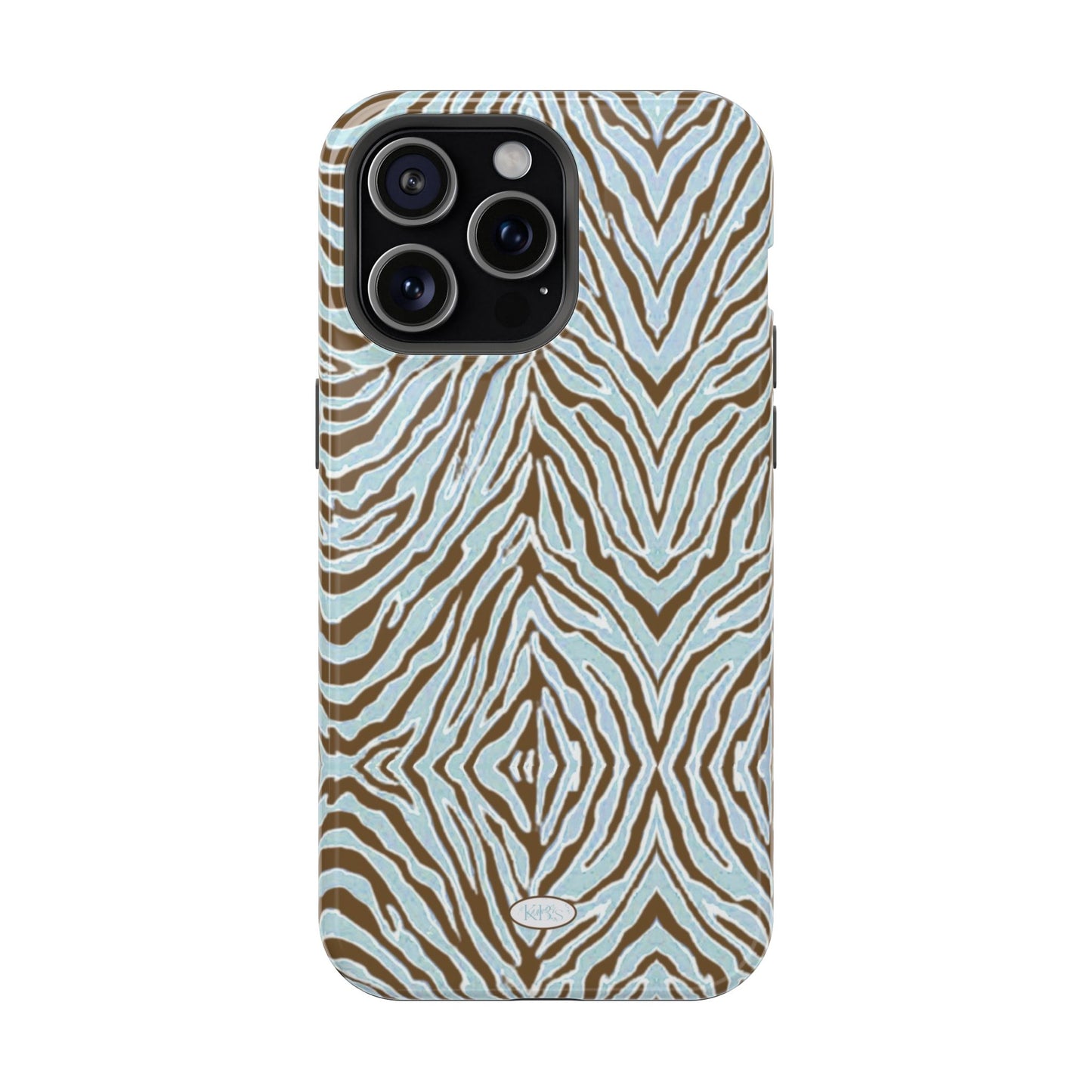 Zebra Bleu Mag Safe Case for iPhone