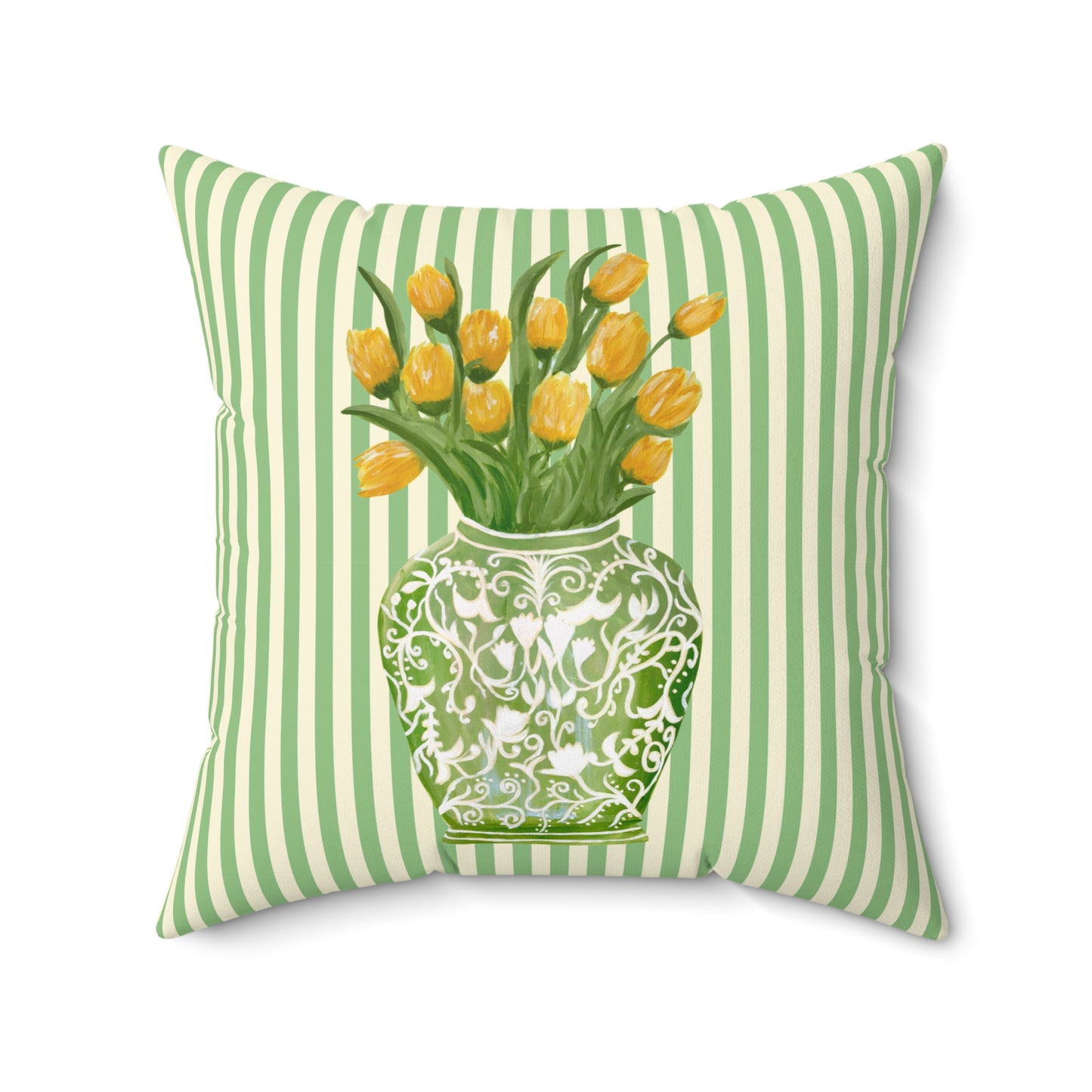 Tulip Haus Throw Pillow
