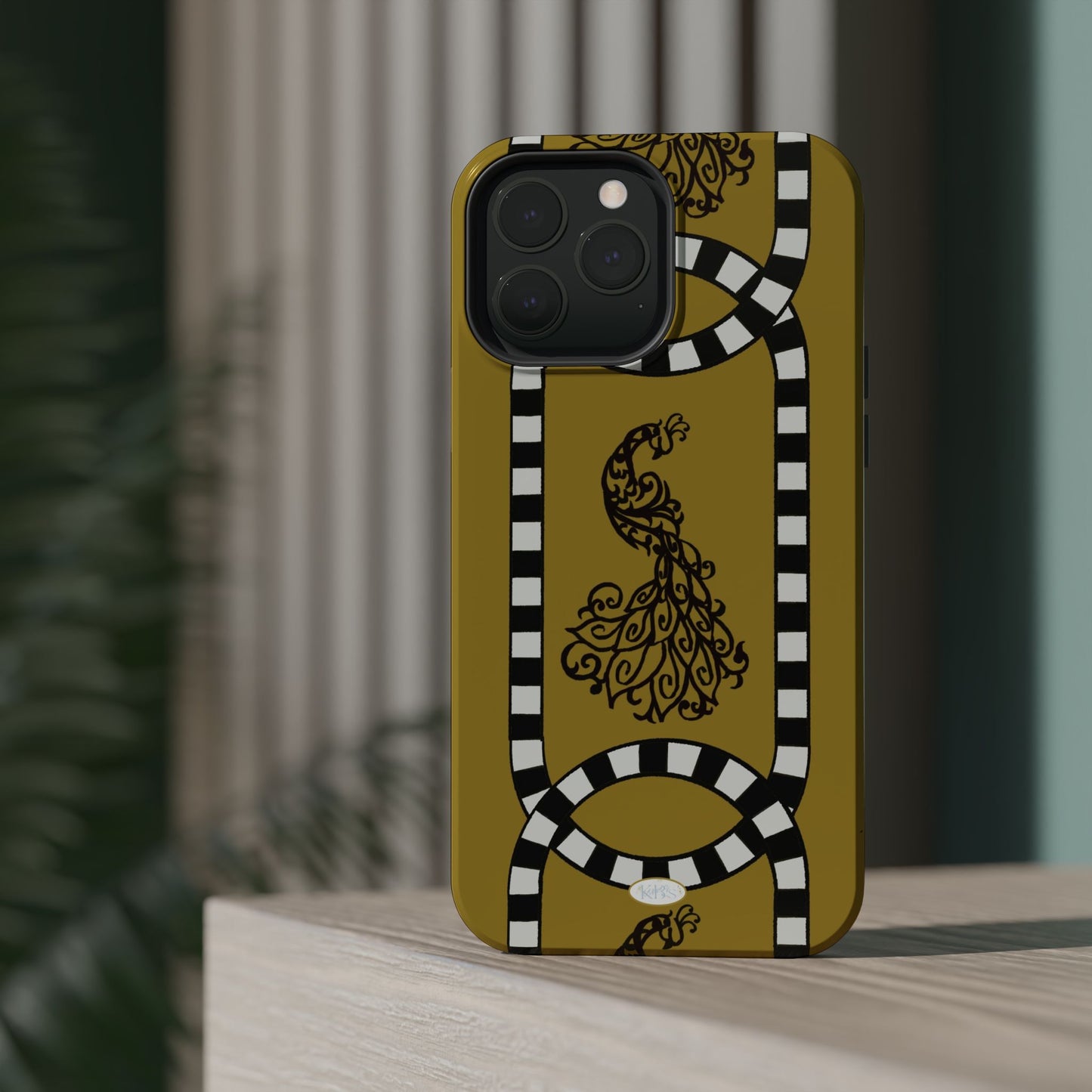 Feathered Stripe Mag Safe Case for iPhone
