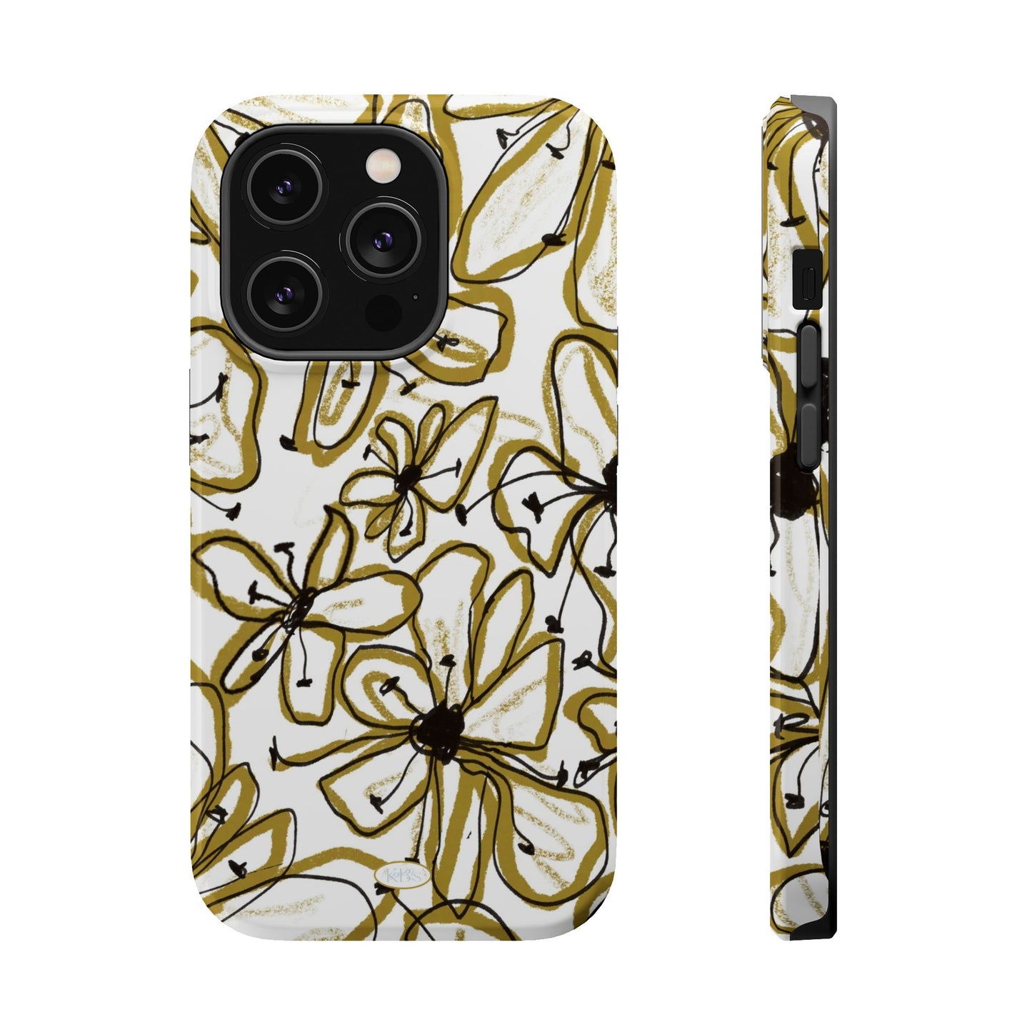 Floral Sketch Mag Safe Case for iPhone