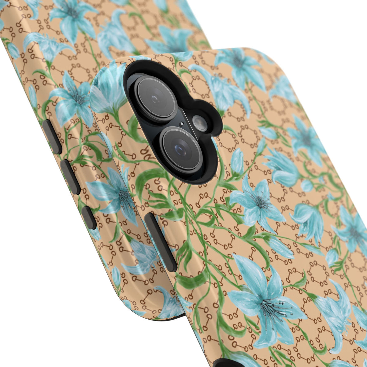 Horsebit Fleur Mag Safe Case for iPhone