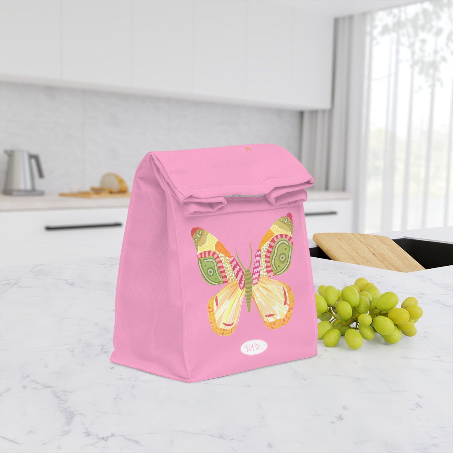 Flutter Insulated Lunch Box - Pink