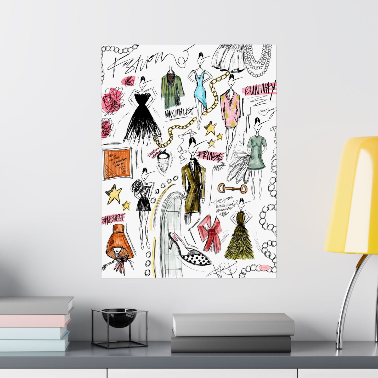 Fashion Sketch Print
