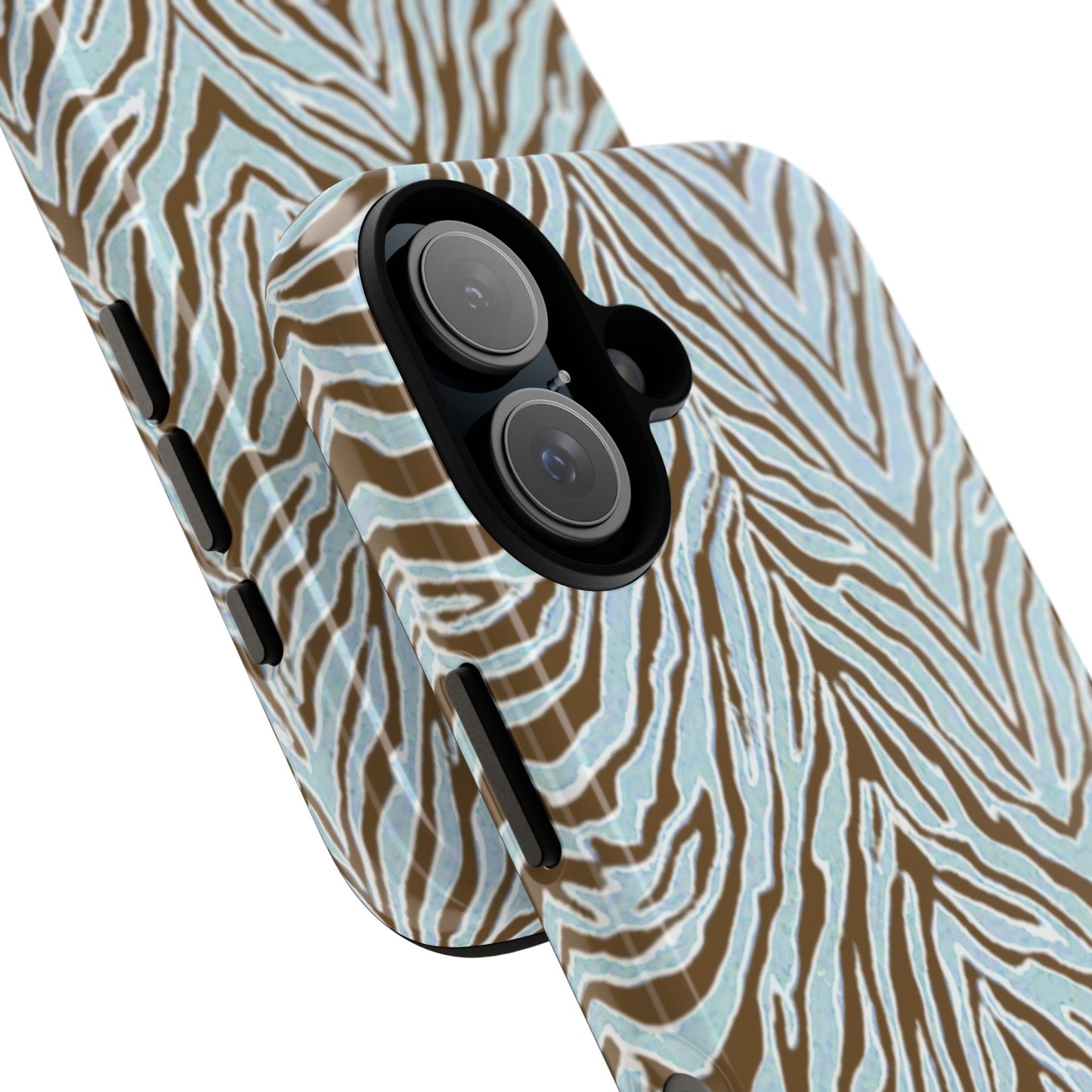 Zebra Bleu Tough Case for iPhone