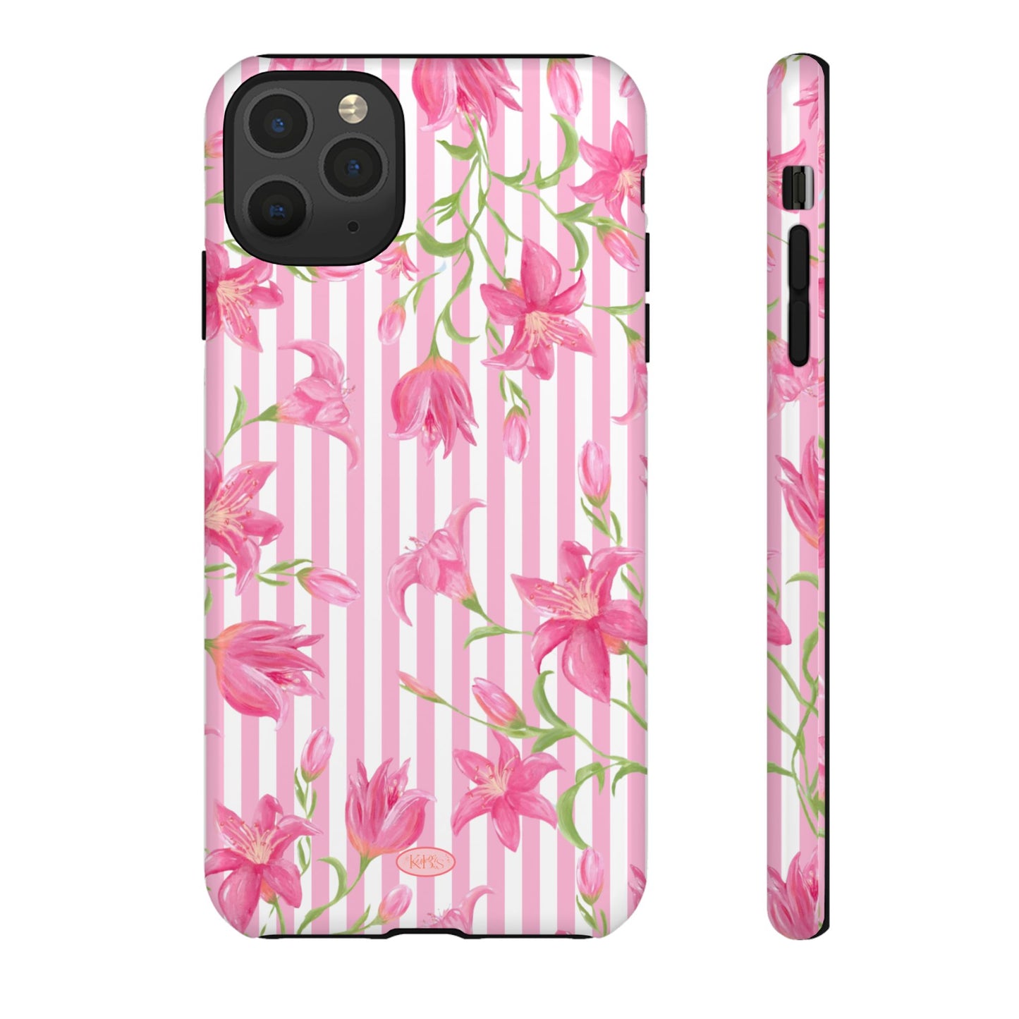Azalea Stripe Tough Case for iPhone - Pink