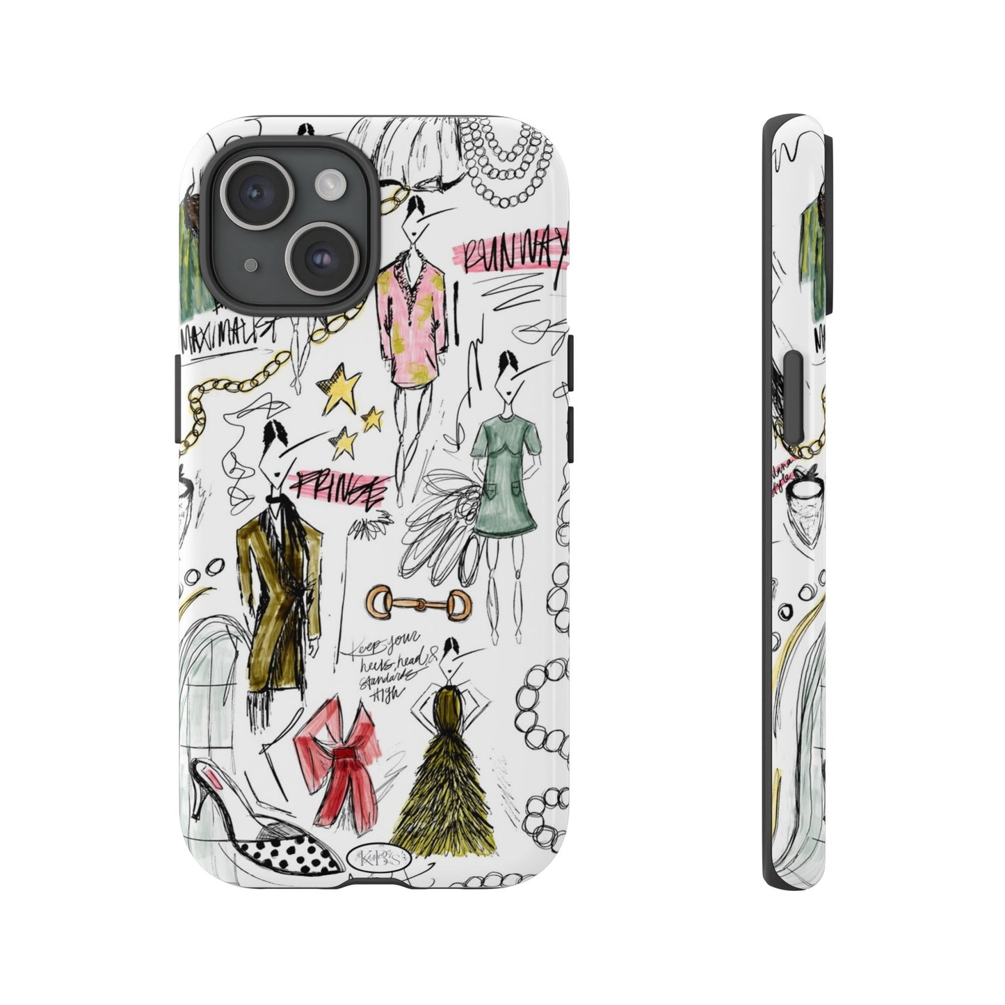 Fashion Sketch Tough Case for iPhone - Multi