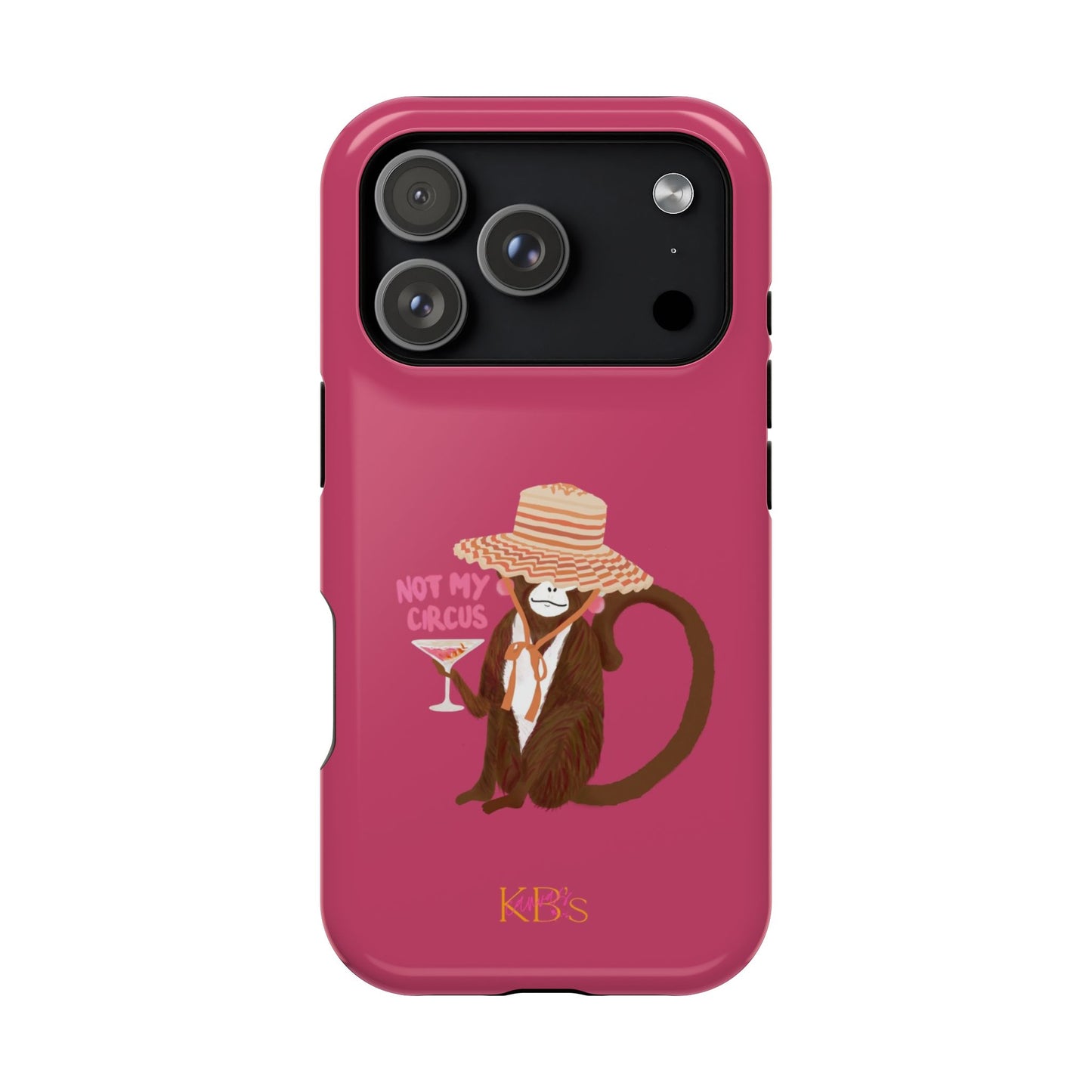 Not My Circus Mag Safe Case - Magenta