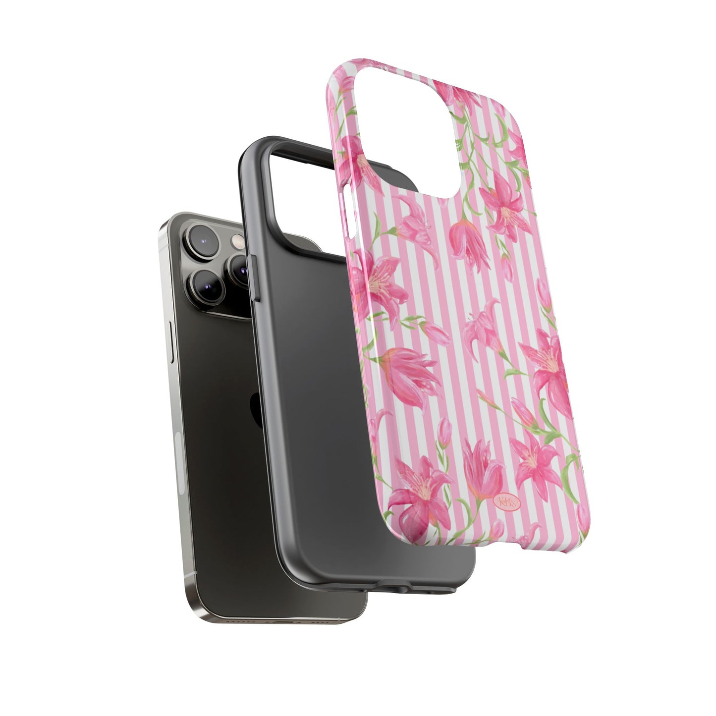 Azalea Stripe Tough Case for iPhone - Pink