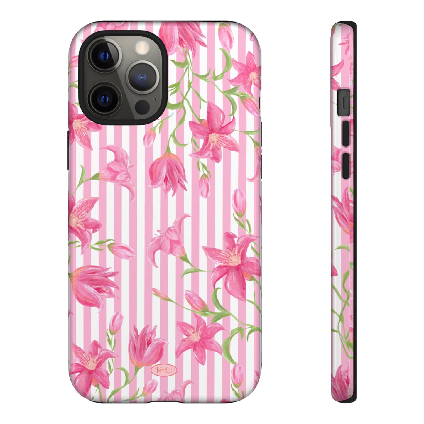 Azalea Stripe Tough Case for iPhone - Pink