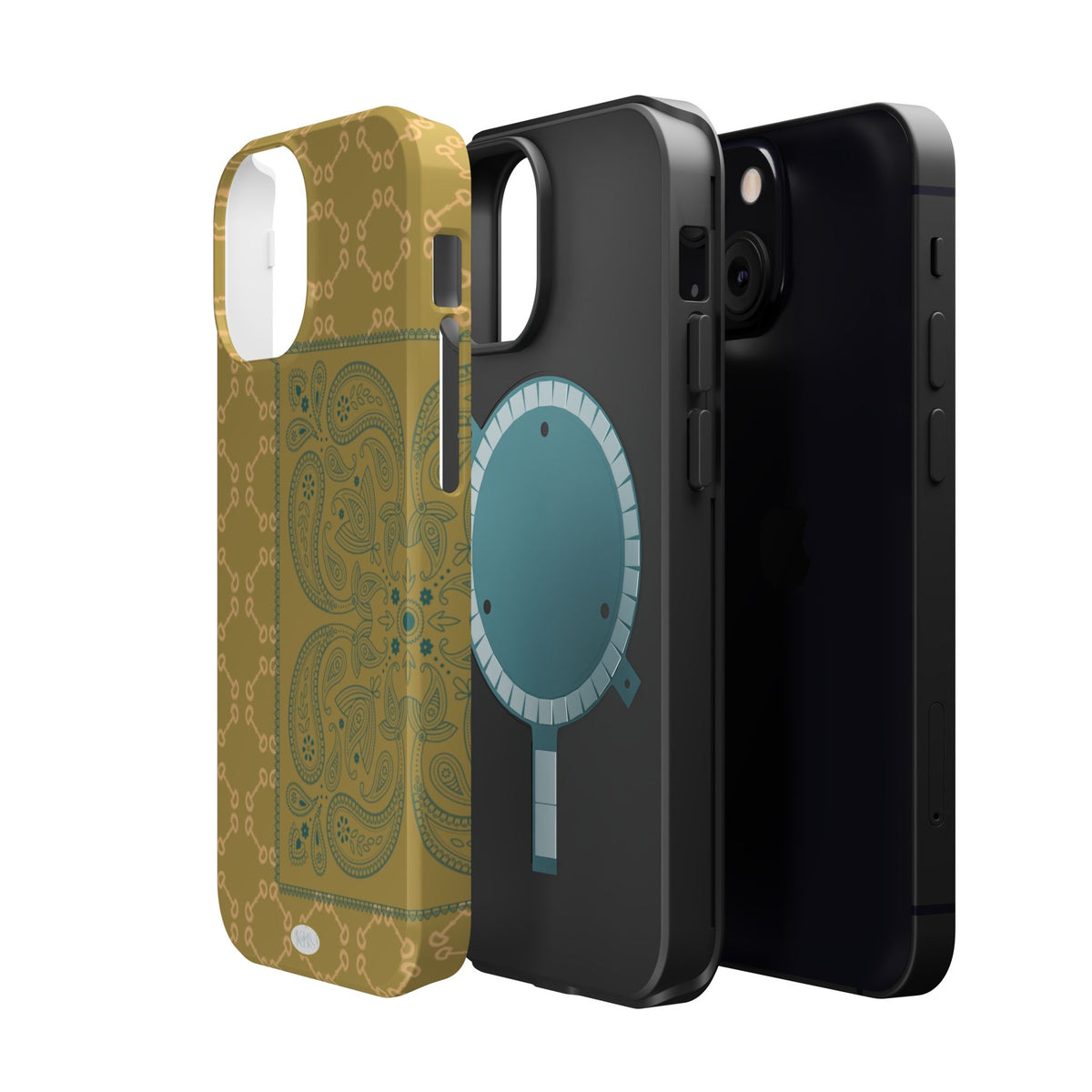 Horsebit Bandana Mag Safe Case for iPhone