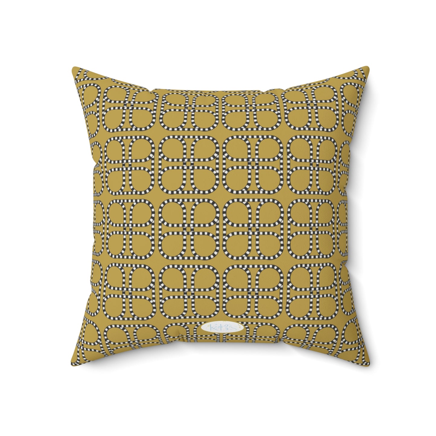 Looped Link Throw Pillow