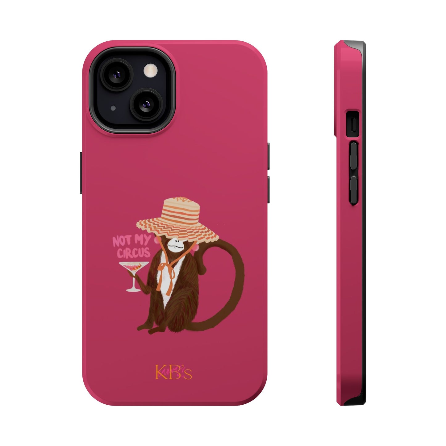Not My Circus Mag Safe Case - Magenta