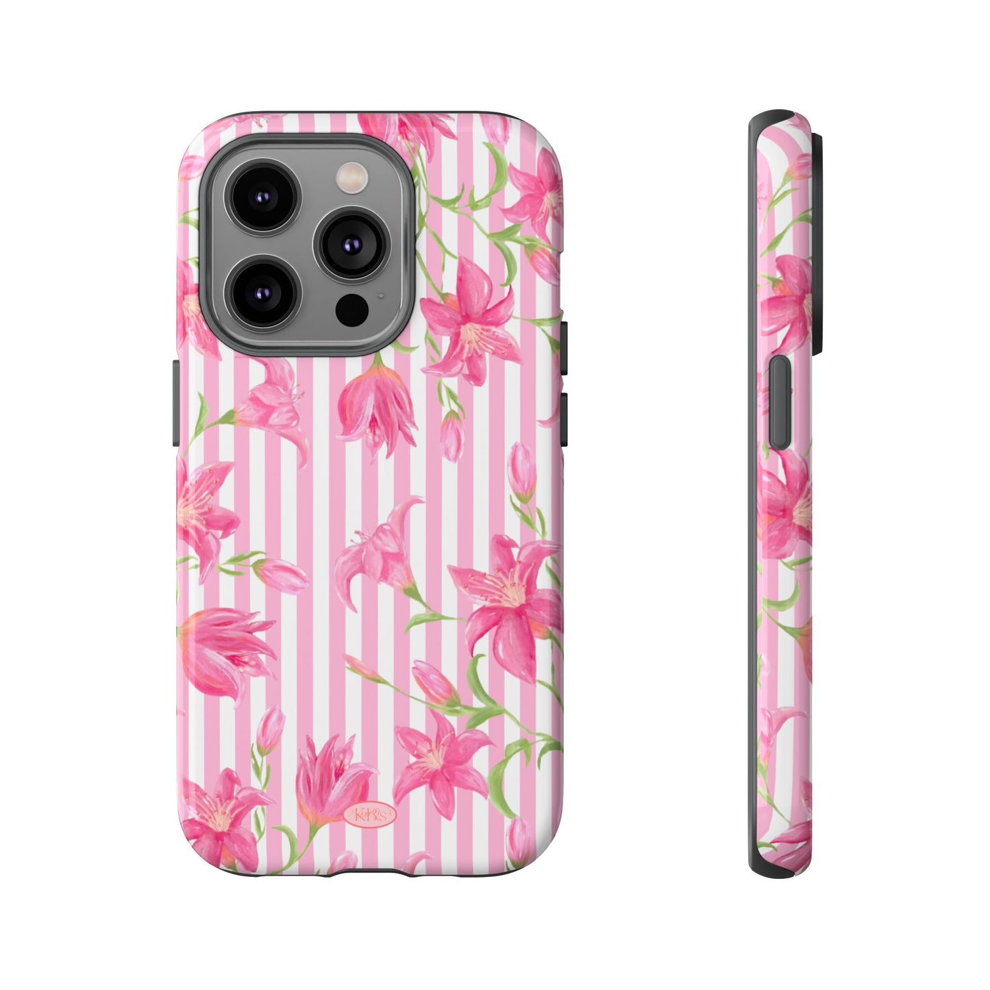 Azalea Stripe Tough Case for iPhone - Pink