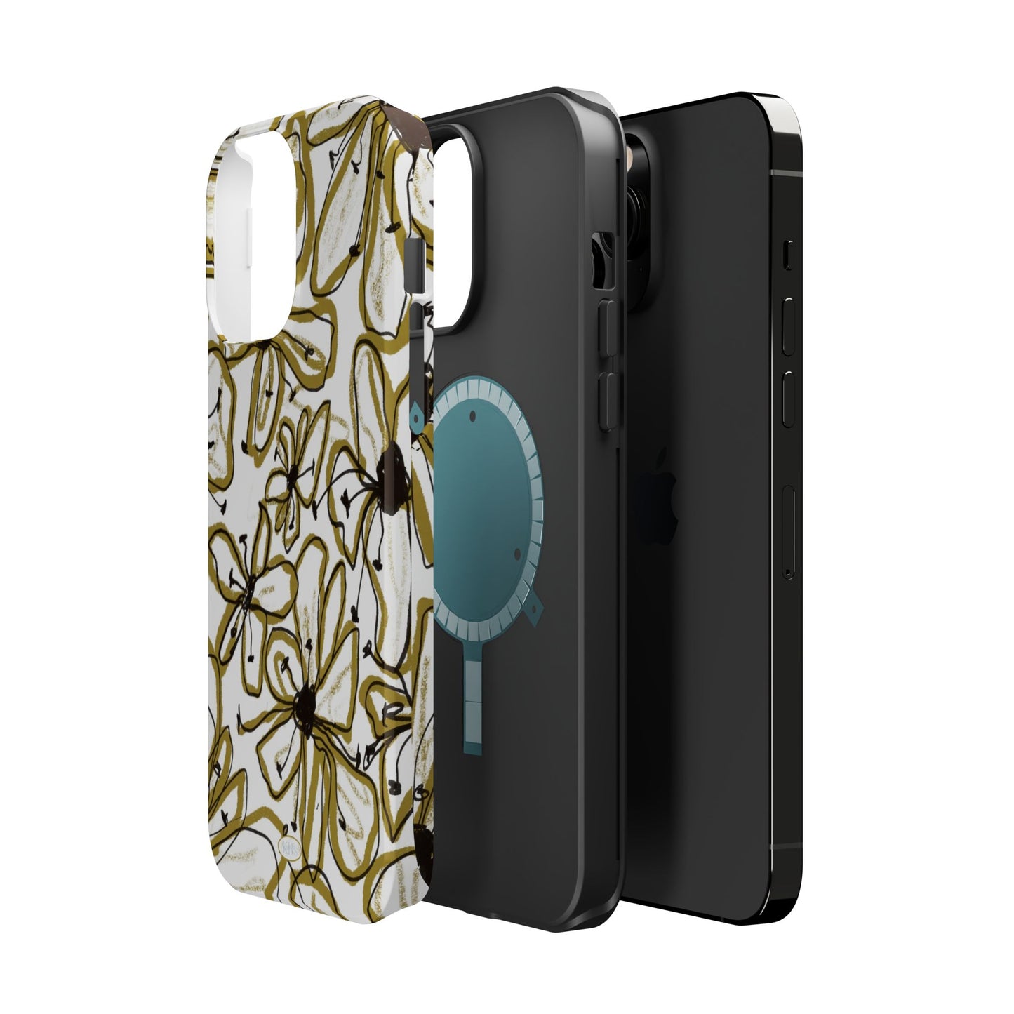 Floral Sketch Mag Safe Case for iPhone