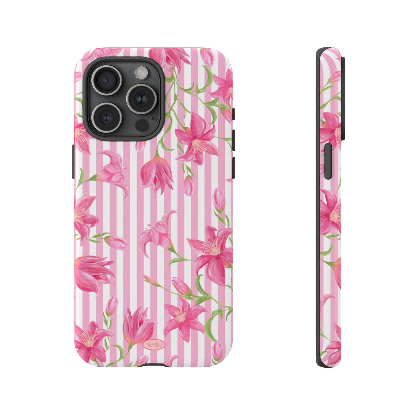 Azalea Stripe Tough Case for iPhone - Pink