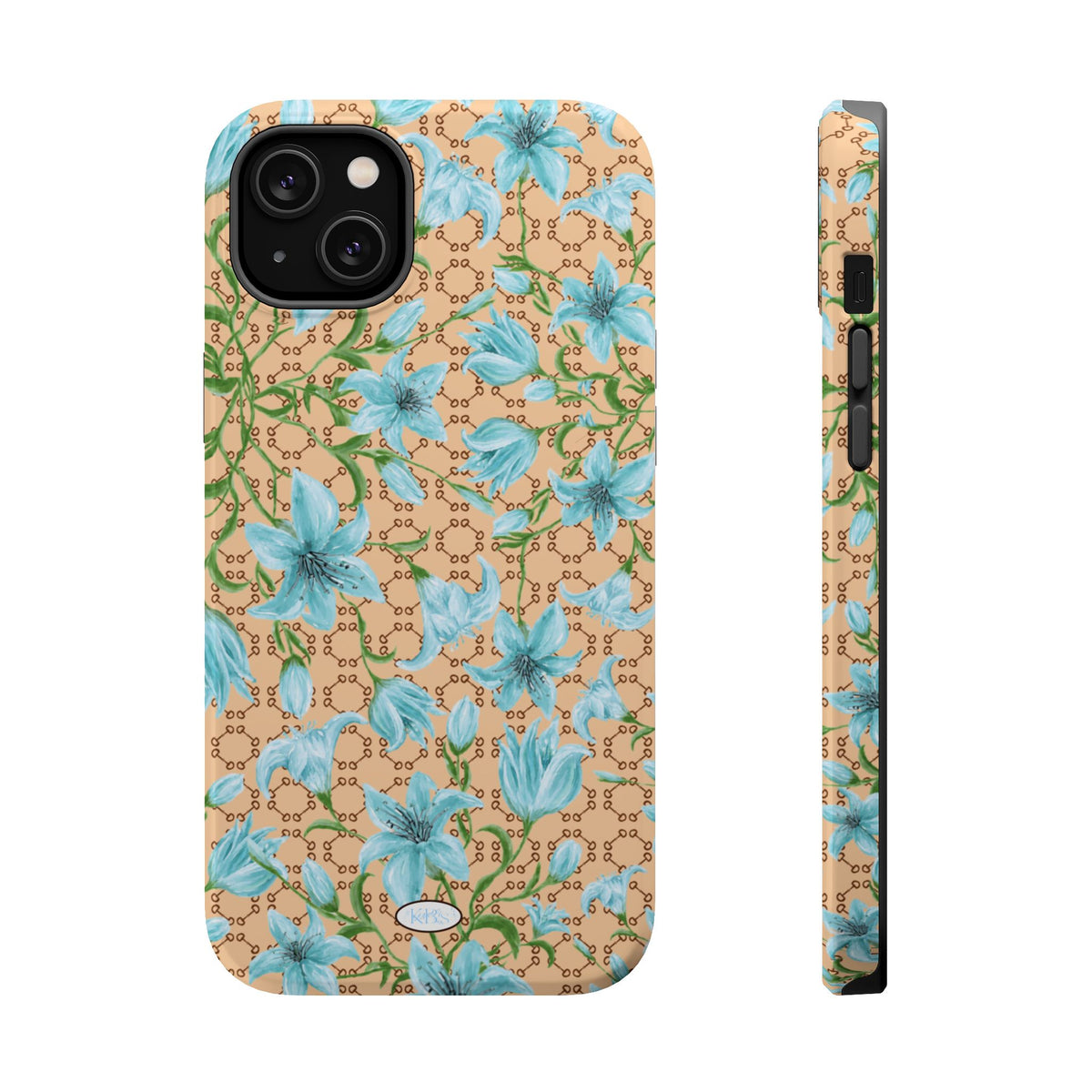 Horsebit Fleur Mag Safe Case for iPhone