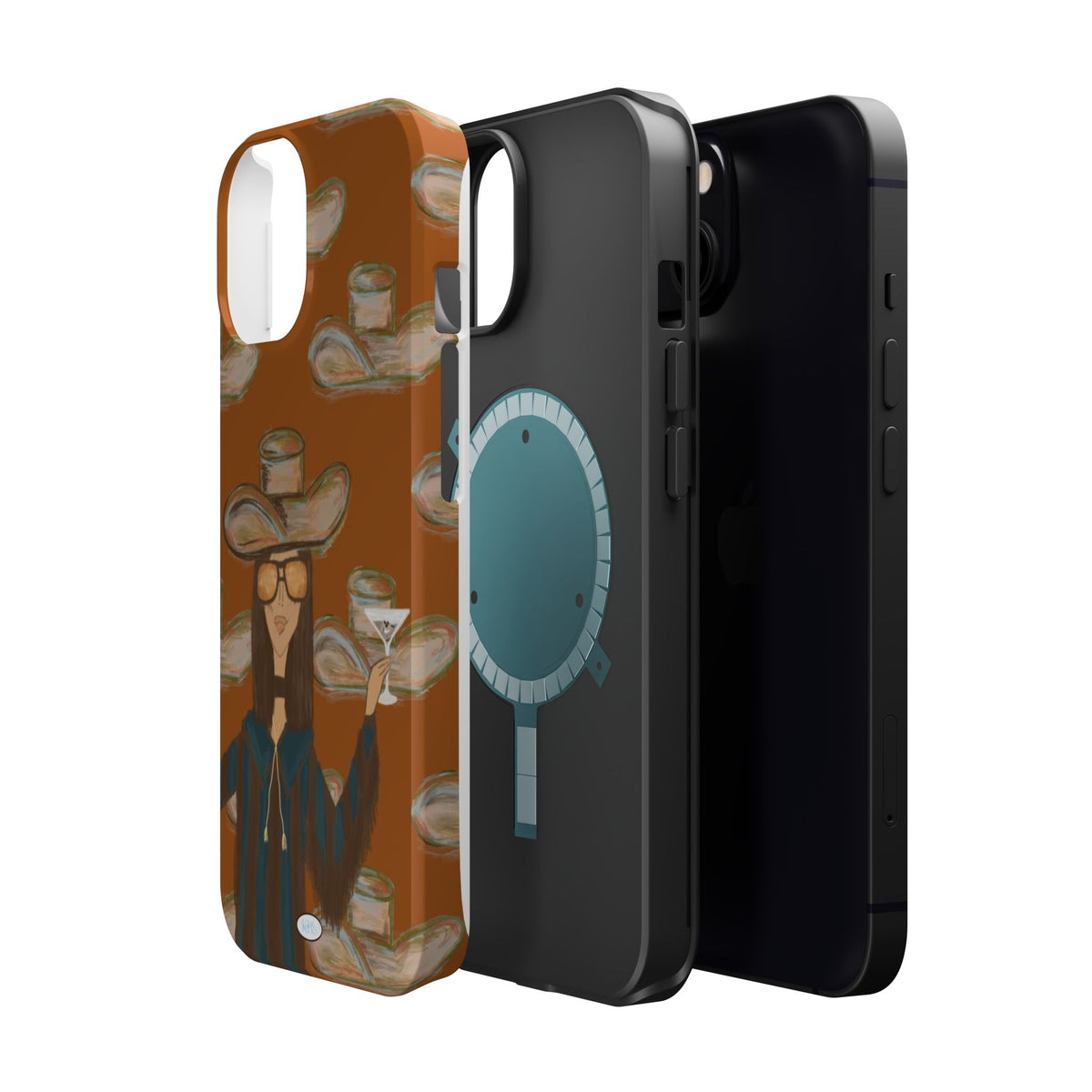 Cocktail Cowgirl Mag Safe Case for iPhone