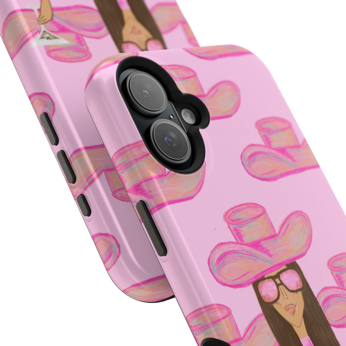 Cocktail Cowgirl MagSafe Case - Pink