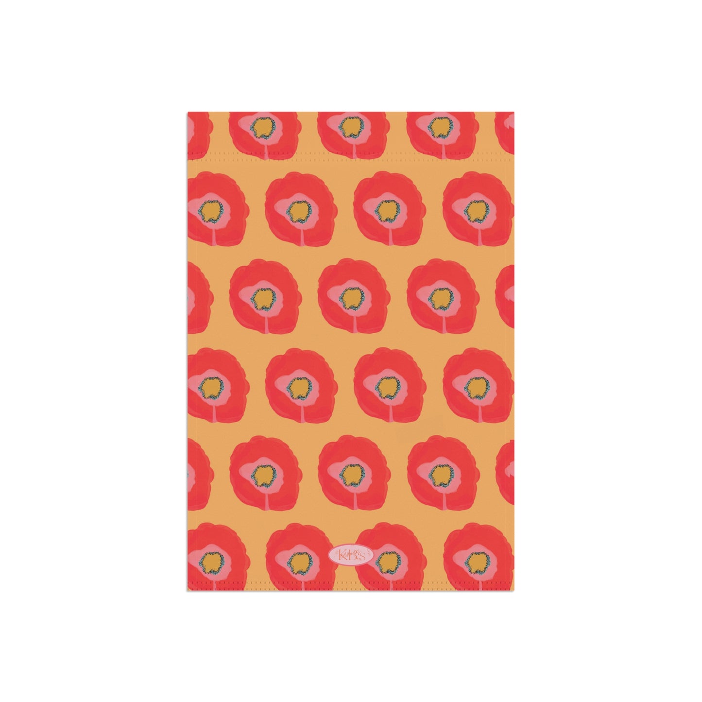 Poppy Fleur Garden Flag