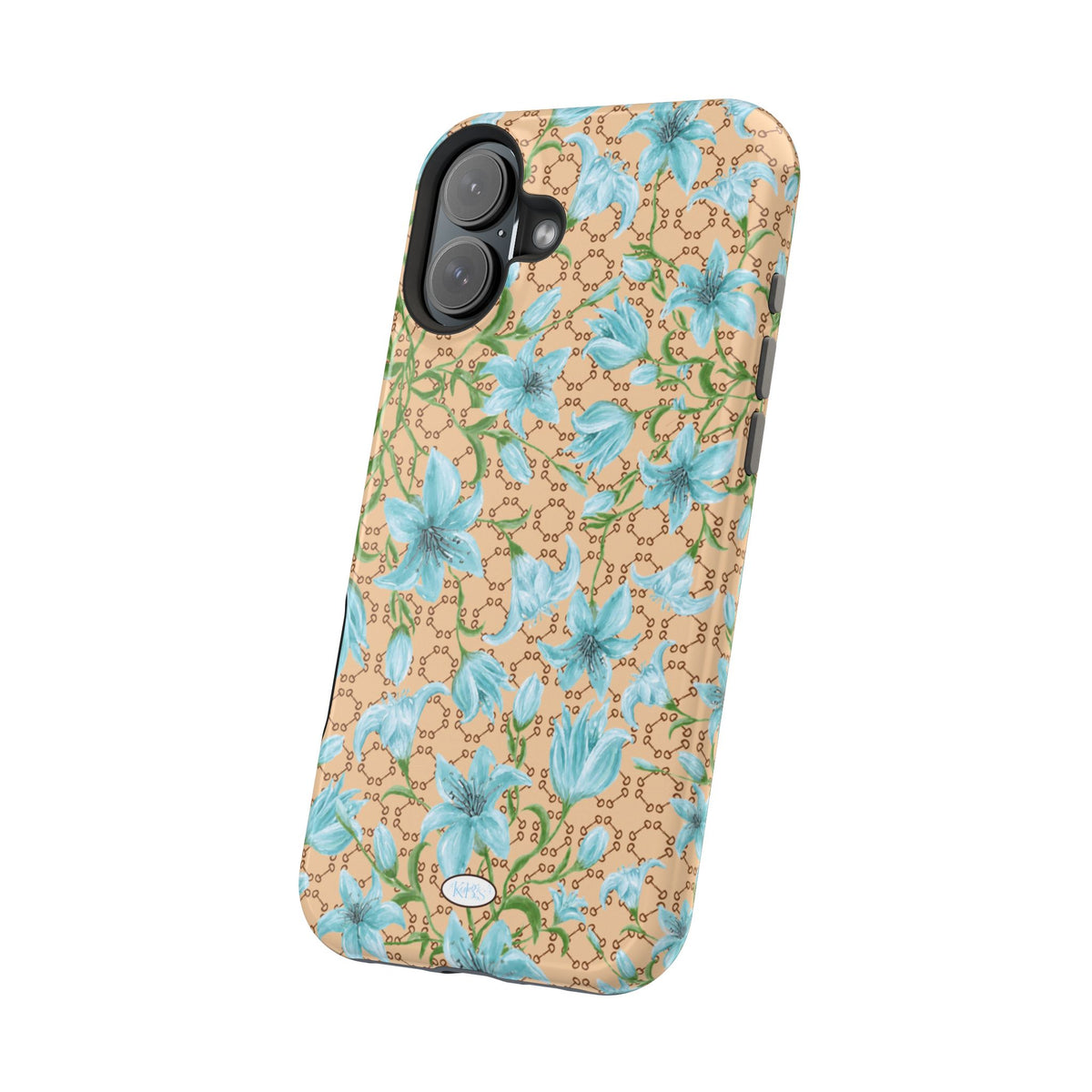 Horsebit Fleur Mag Safe Case for iPhone
