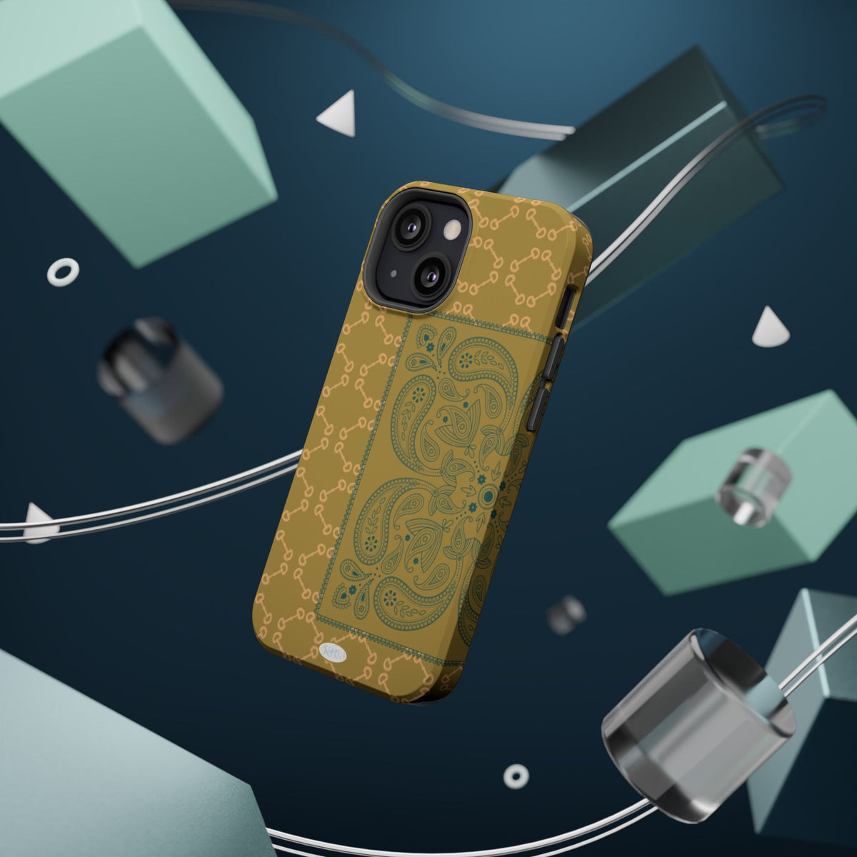 Horsebit Bandana Mag Safe Case for iPhone