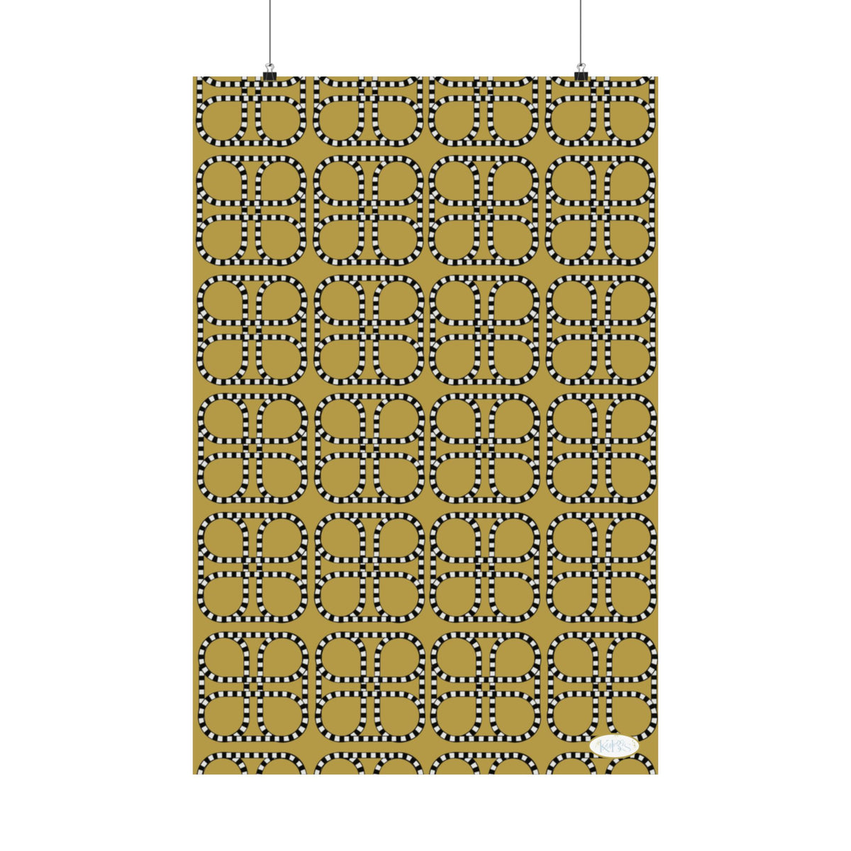 Looped Link Wall Print