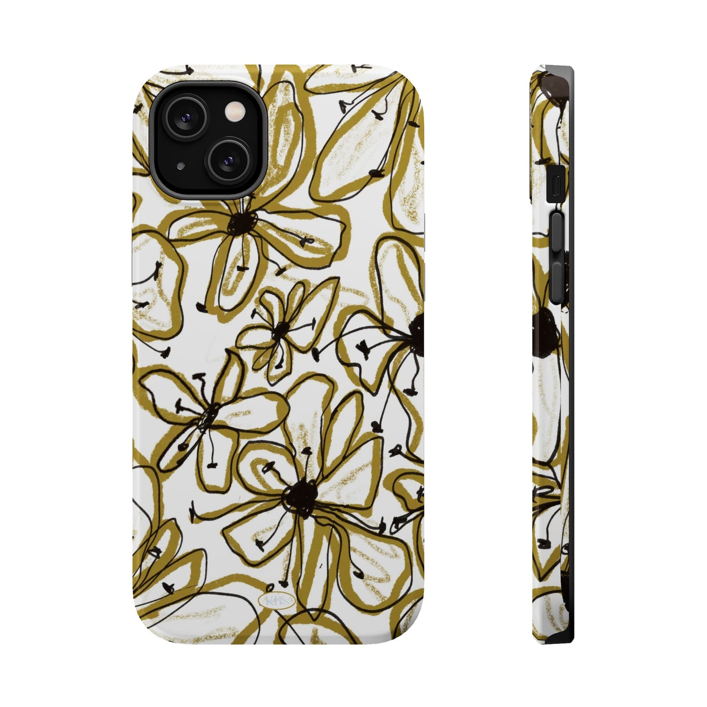 Floral Sketch Mag Safe Case for iPhone