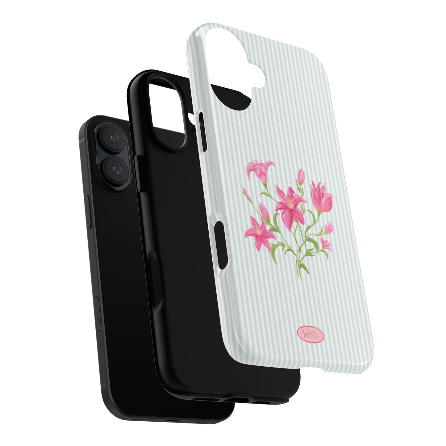 Lily Bloom Tough Case for iPhone - Blue
